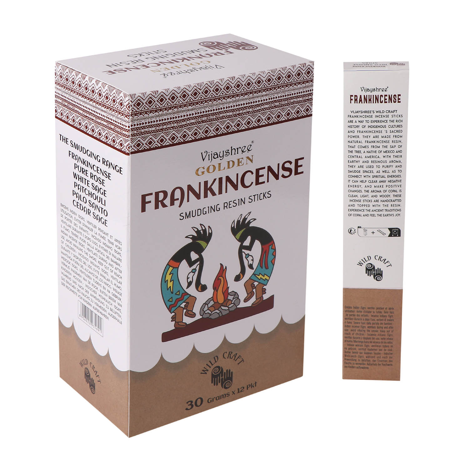 Vijayshree Golden Frankincense Smudging Resin Sticks - 30g1