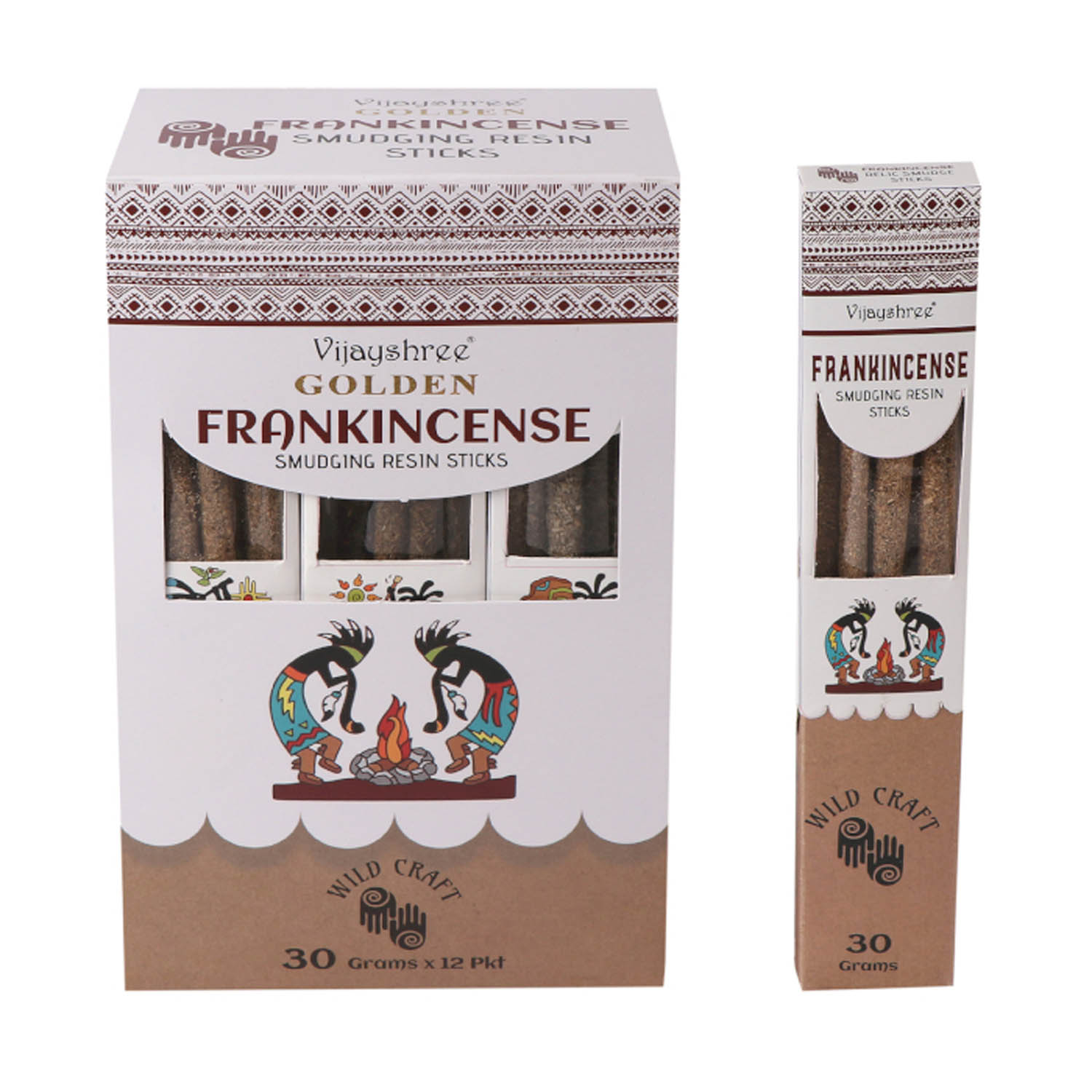 Vijayshree Golden Frankincense Smudging Resin Sticks - 30g3