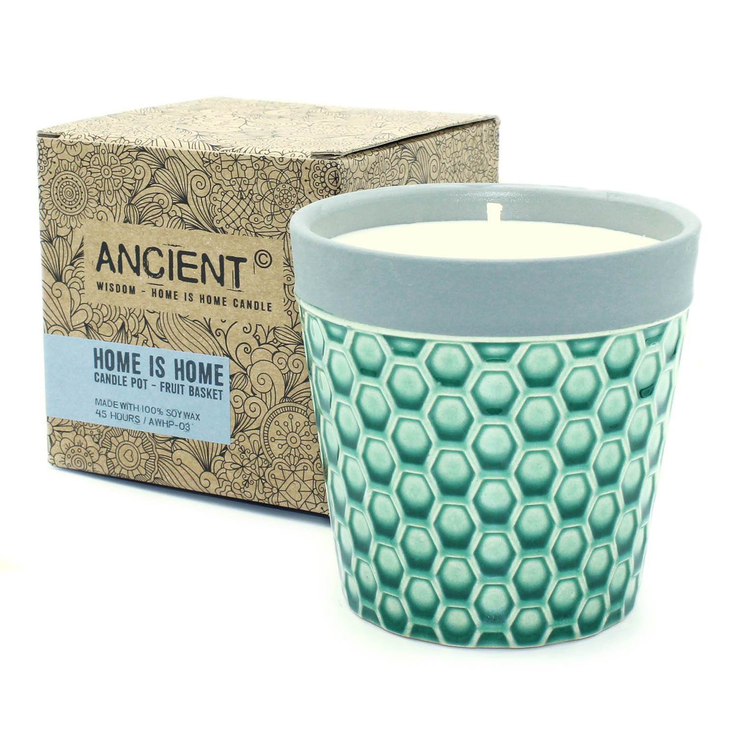 Home is Home Fruit Basket Candle Pot – 100% Soy Wax (45 Hours)3