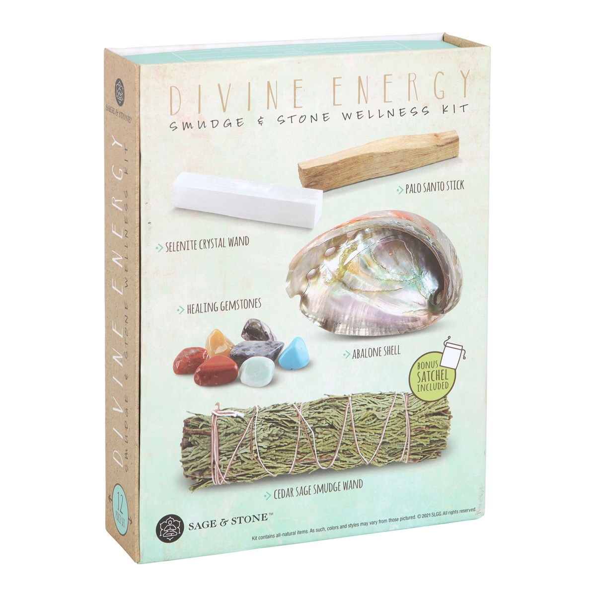 Divine Energy Smudge & Stone Wellness Kit3