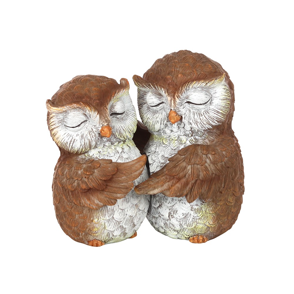 Birds of a Feather Owl Couple Ornament1