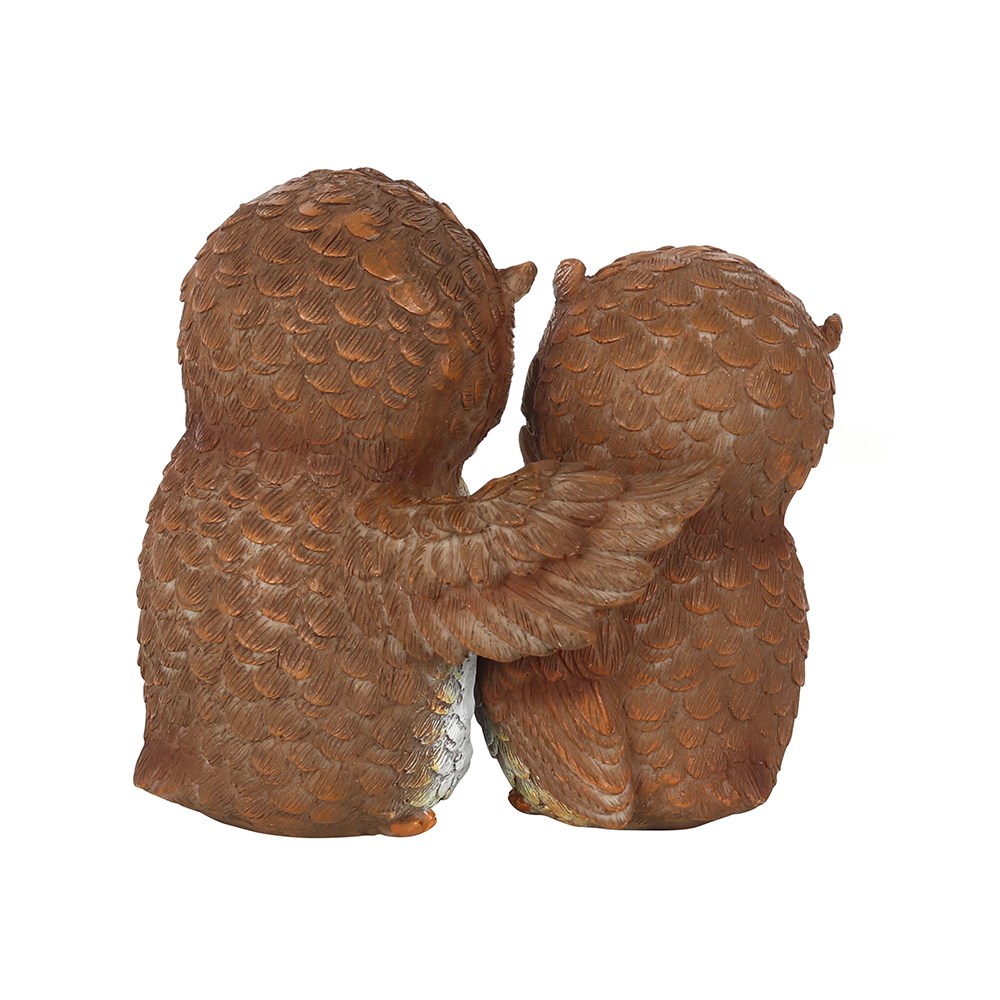 Birds of a Feather Owl Couple Ornament3