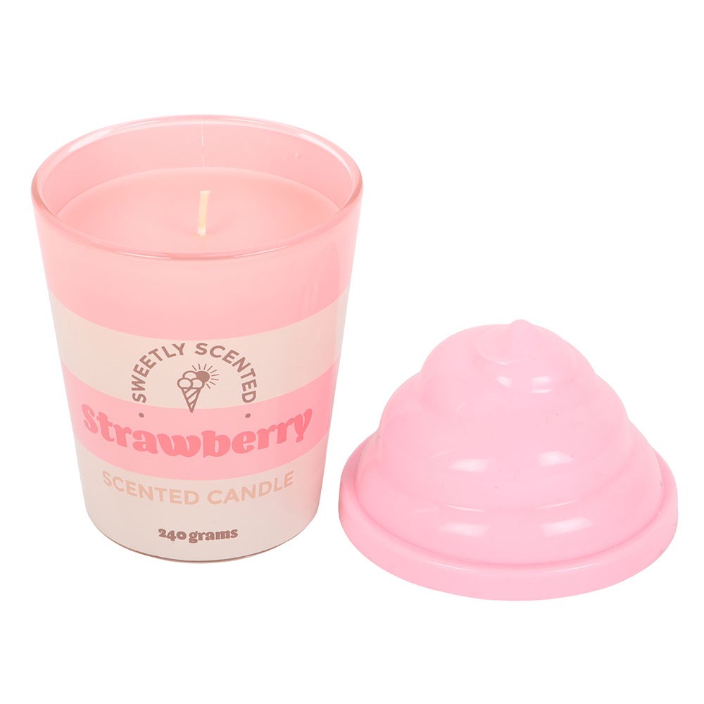Strawberry Ice Cream Scented Candle1