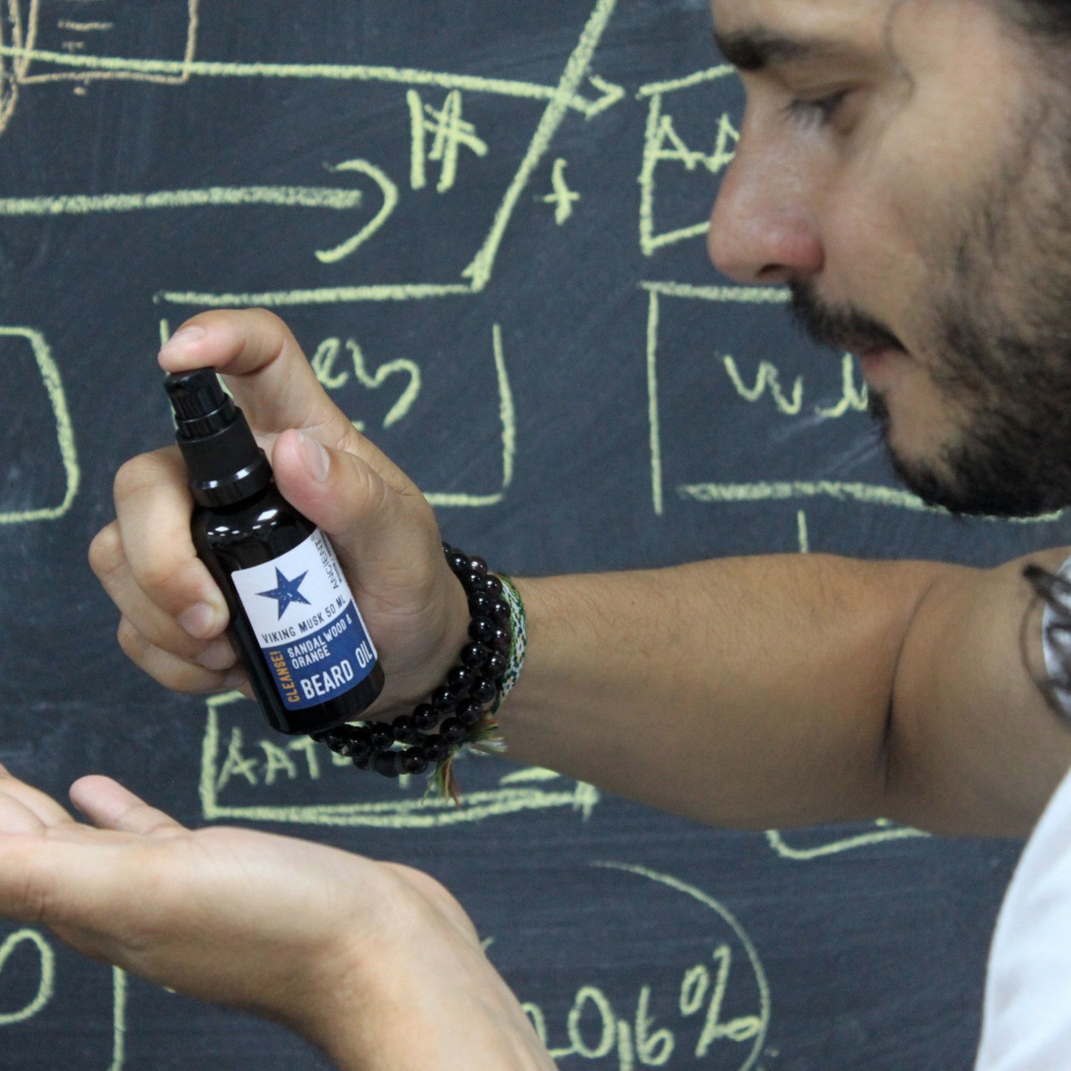 Spartan Hero Beard Oil - Condition! - Patchouli, Lime & Cedarwood (50ml)5