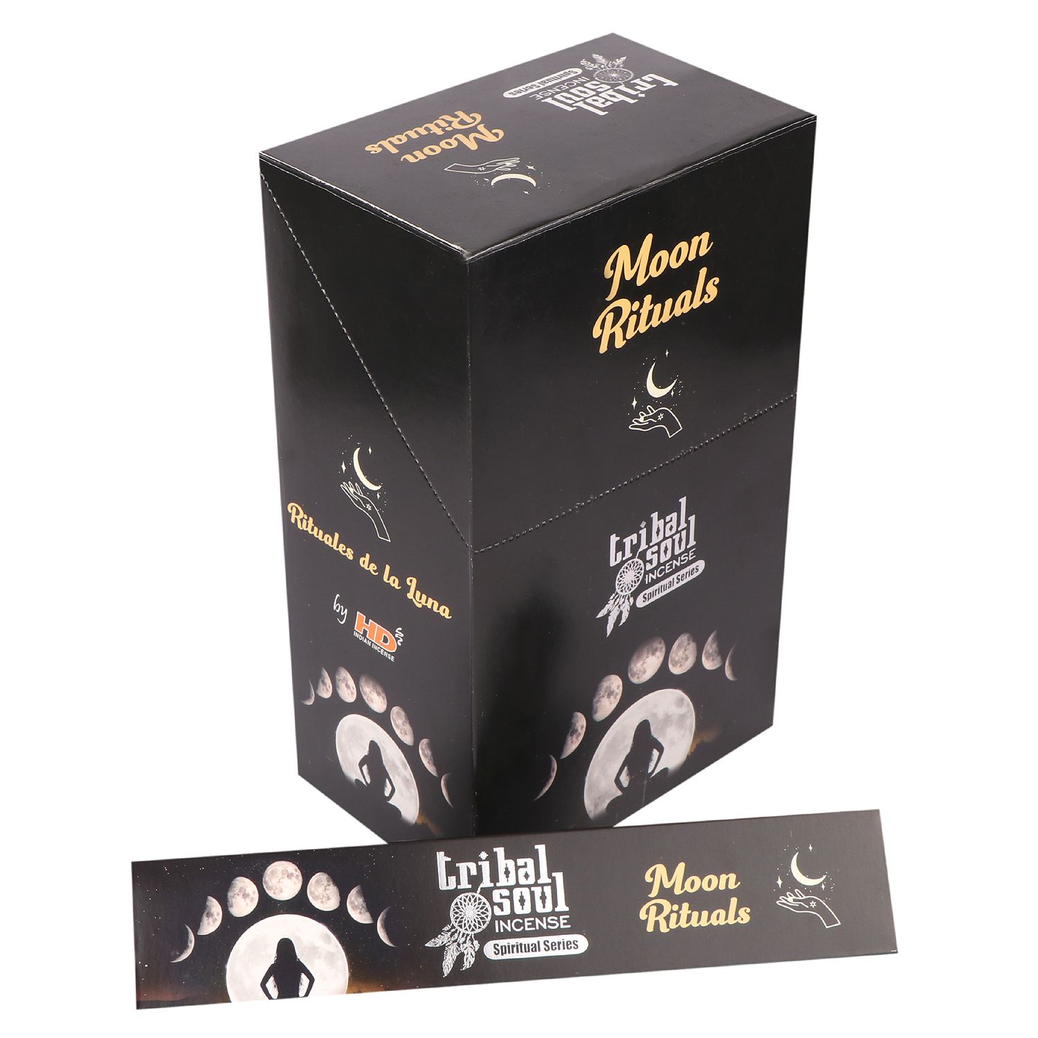 Tribal Soul Moon Rituals Smudge Incense Sticks with Ceramic Holder1