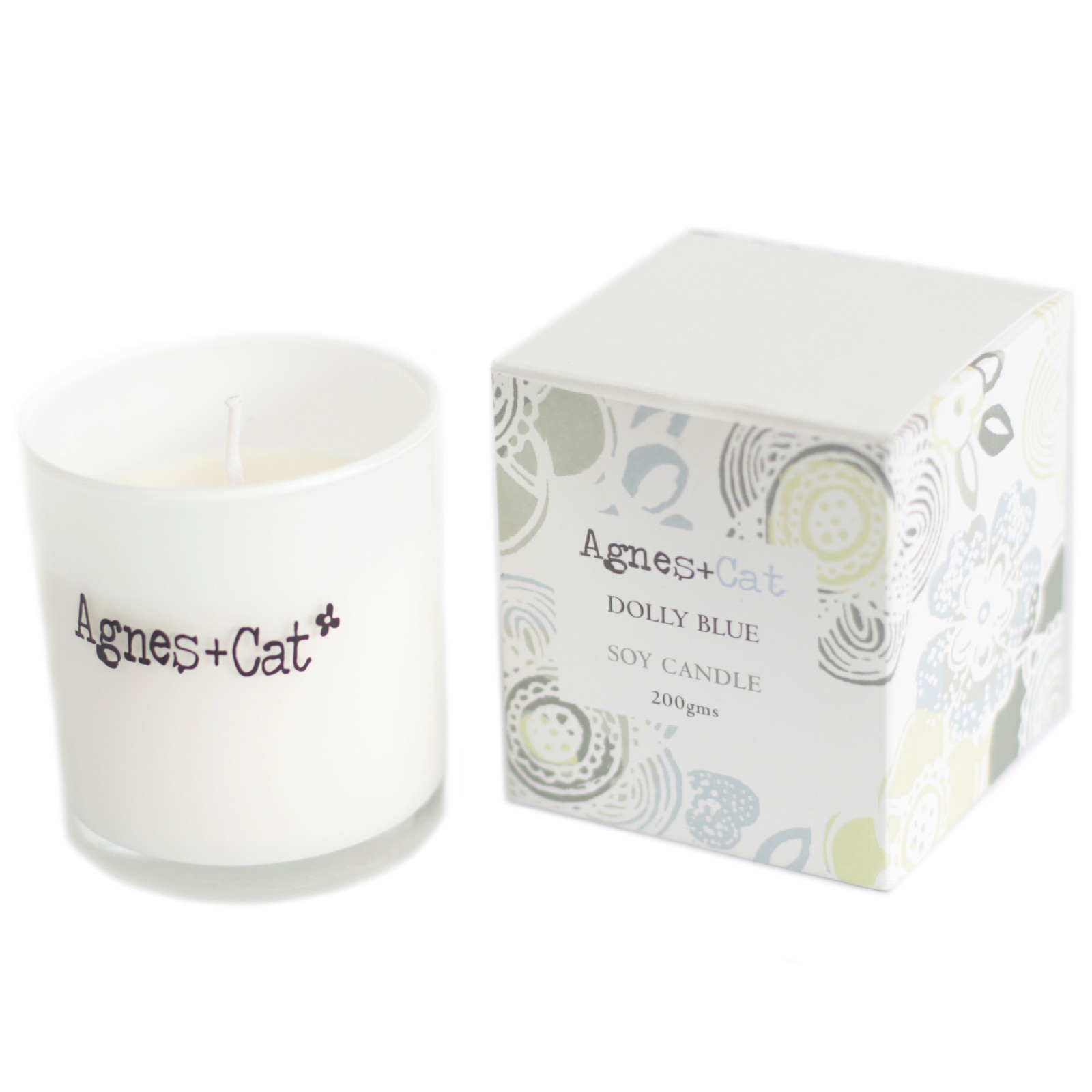 Agnes + Cat - Dolly Blue - Natural Soy Votive Candle (200g)2