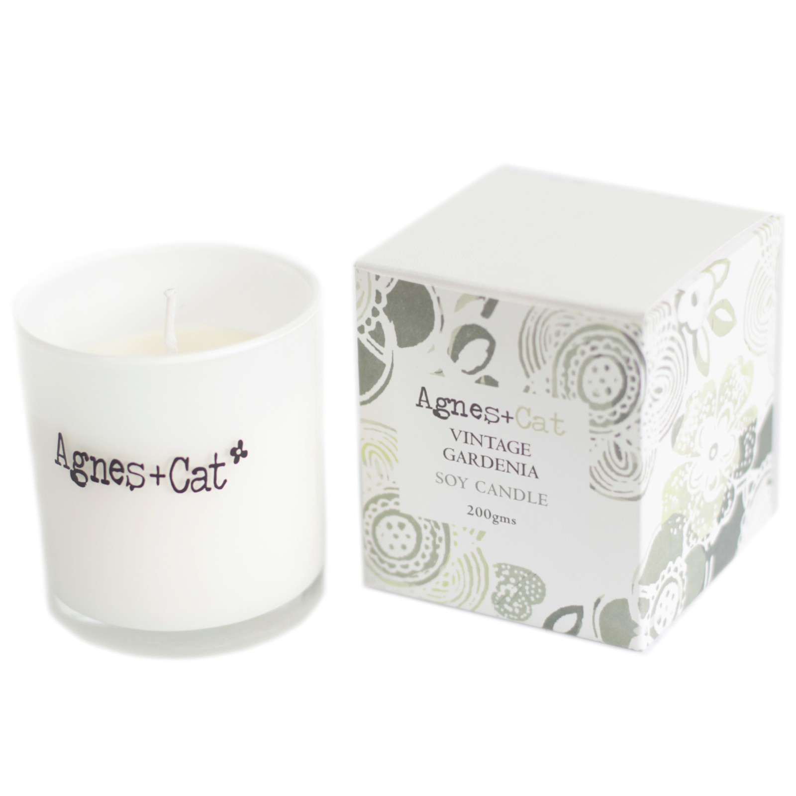 Agnes + Cat - Vintage Gardenia - Natural Soy Votive Candle (200g)2