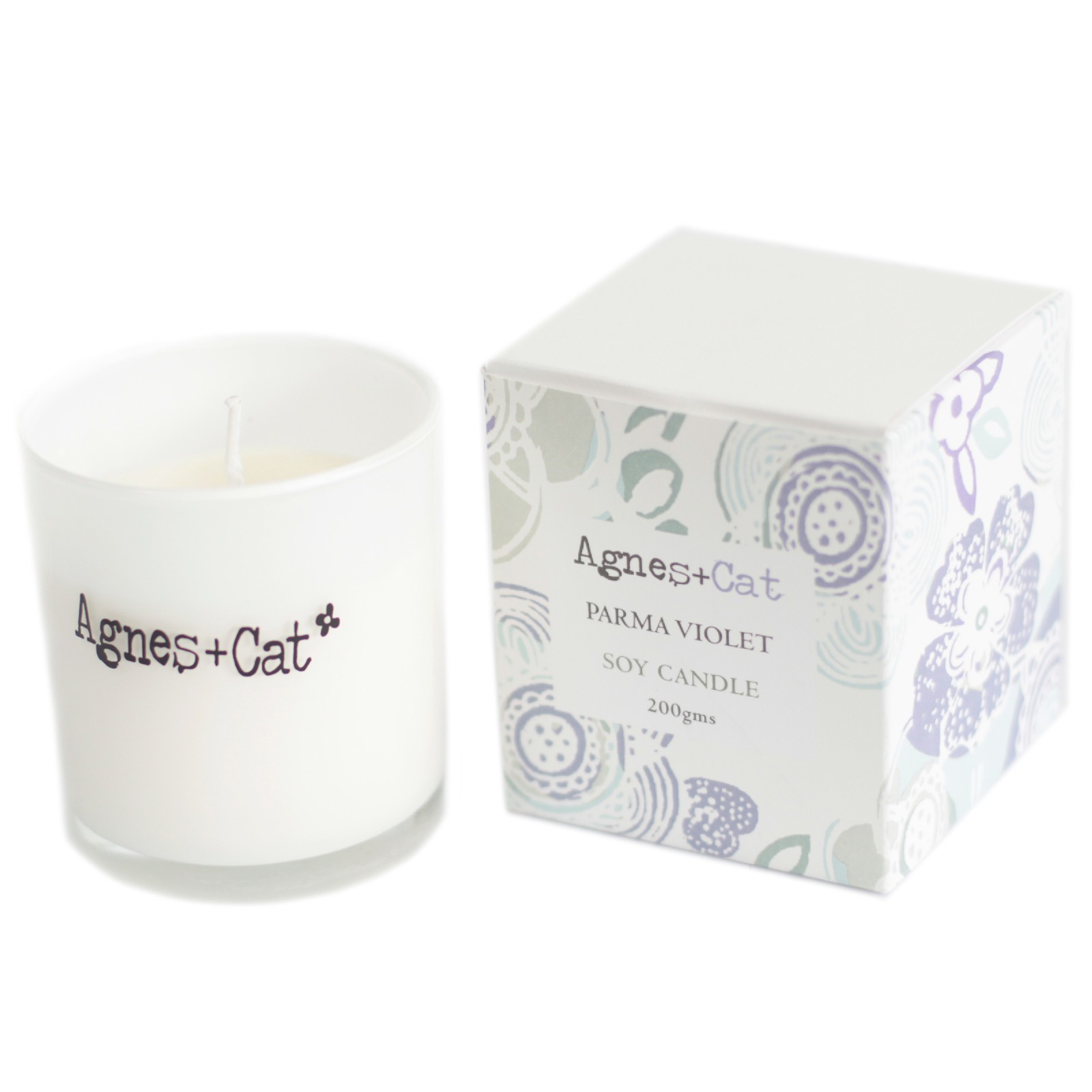 Agnes + Cat - Parma Violet - Natural Soy Votive Candle (200g)2