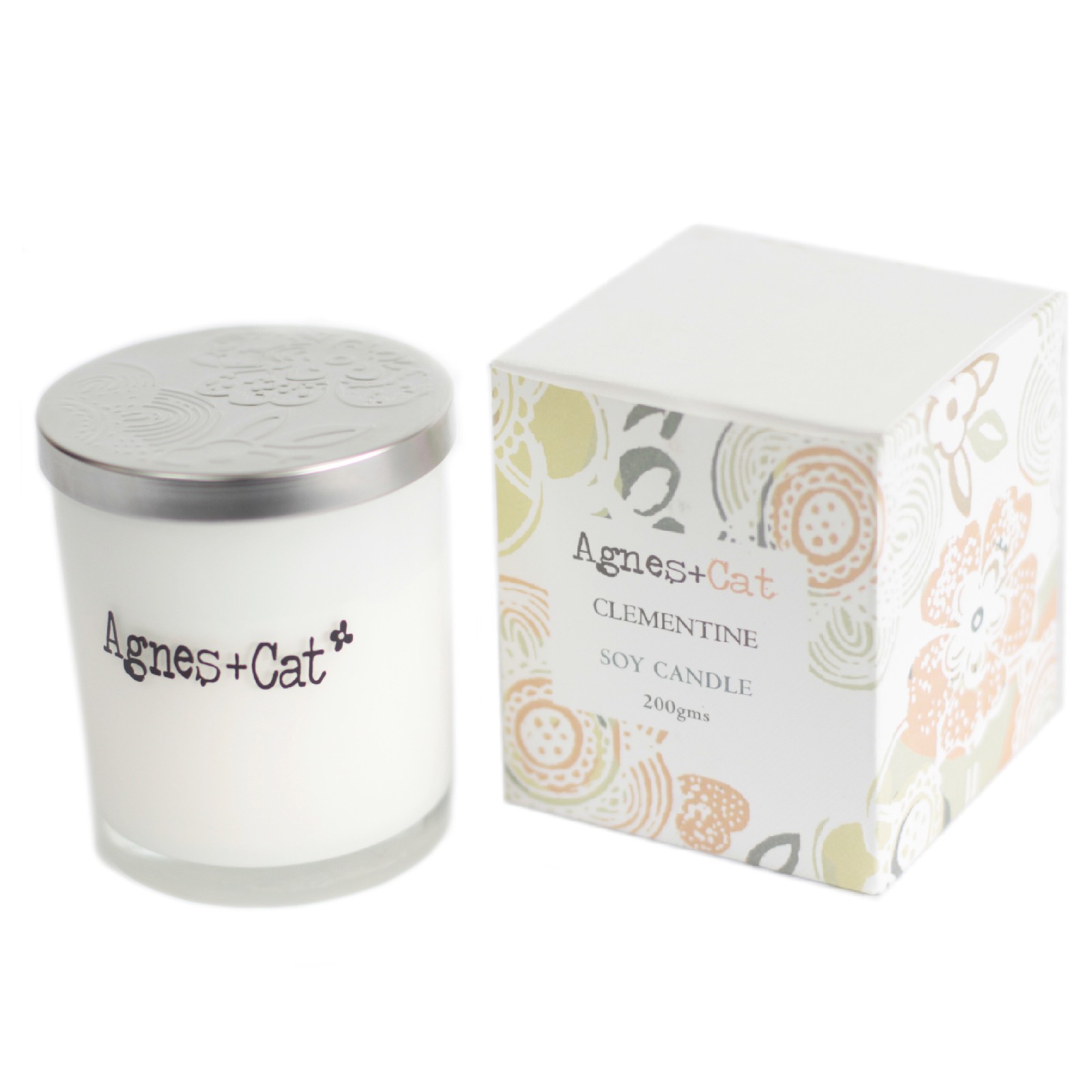Agnes + Cat - Clementine - Natural Soy Votive Candle (200g)