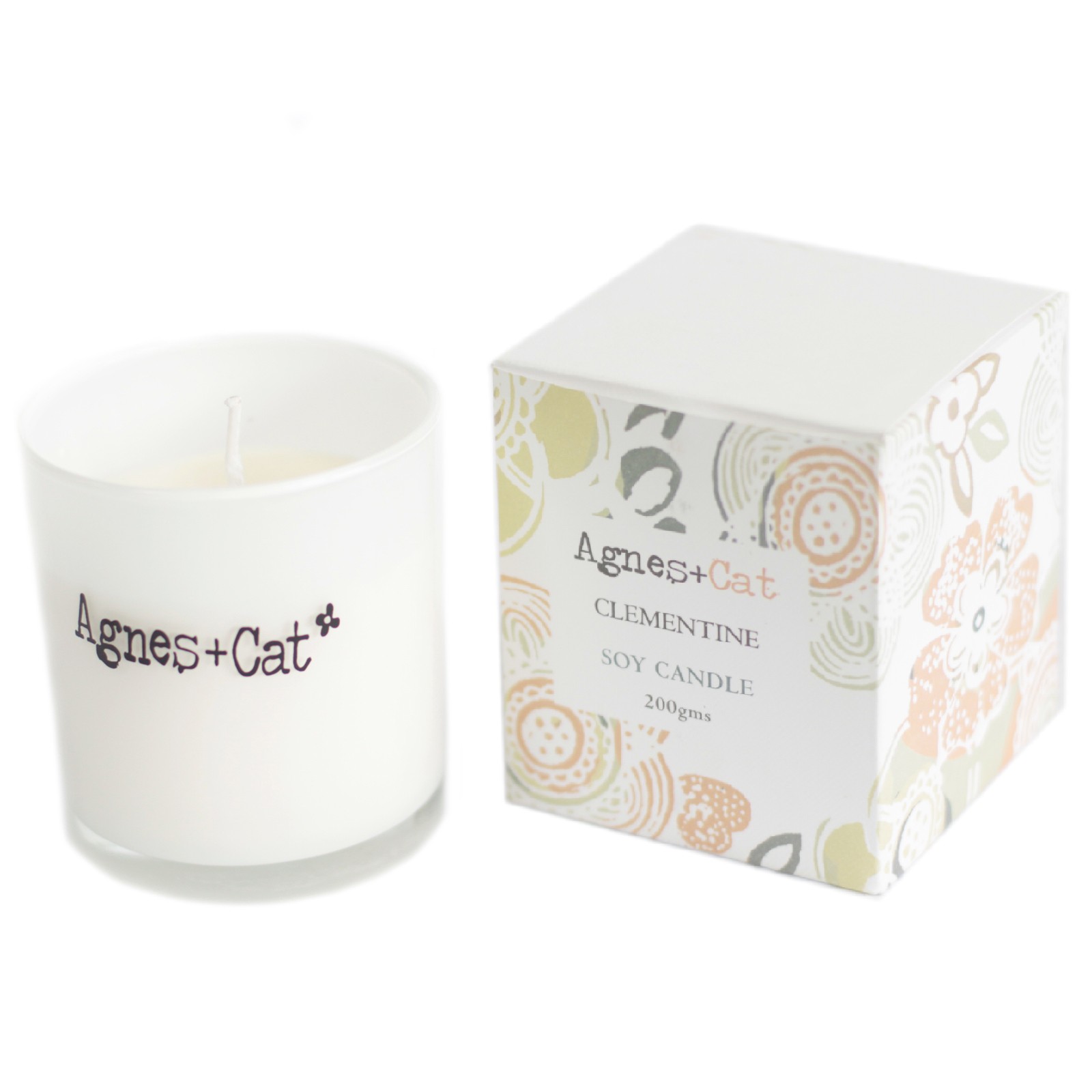 Agnes + Cat - Clementine - Natural Soy Votive Candle (200g)2