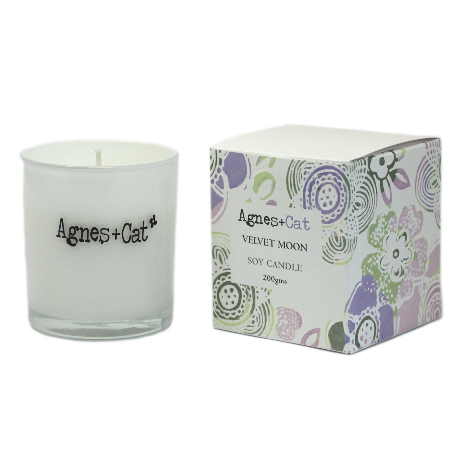 Agnes + Cat - Velvet Moon - Natural Soy Votive Candle (200g)2