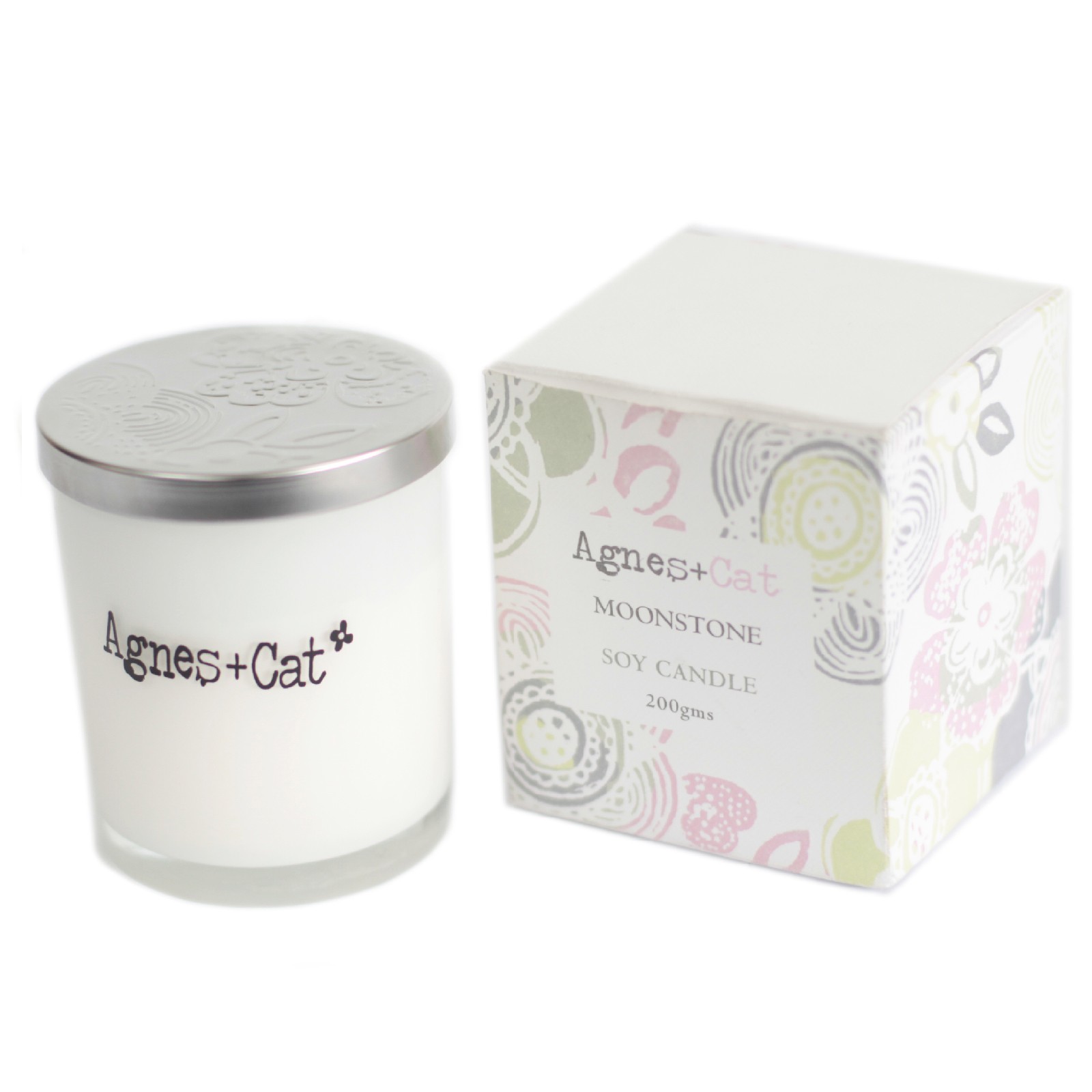 Agnes + Cat - Moonstone - Natural Soy Votive Candle (200g)