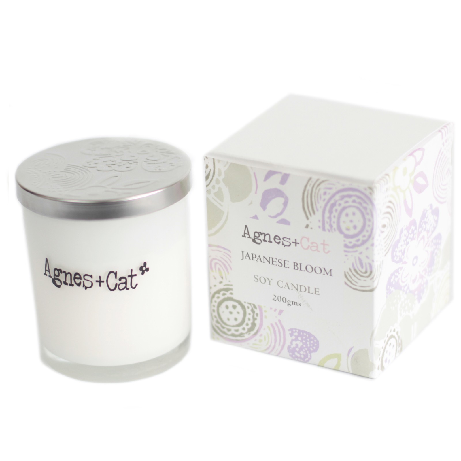 Agnes + Cat - Japanese Bloom - Natural Soy Votive Candle (200g)