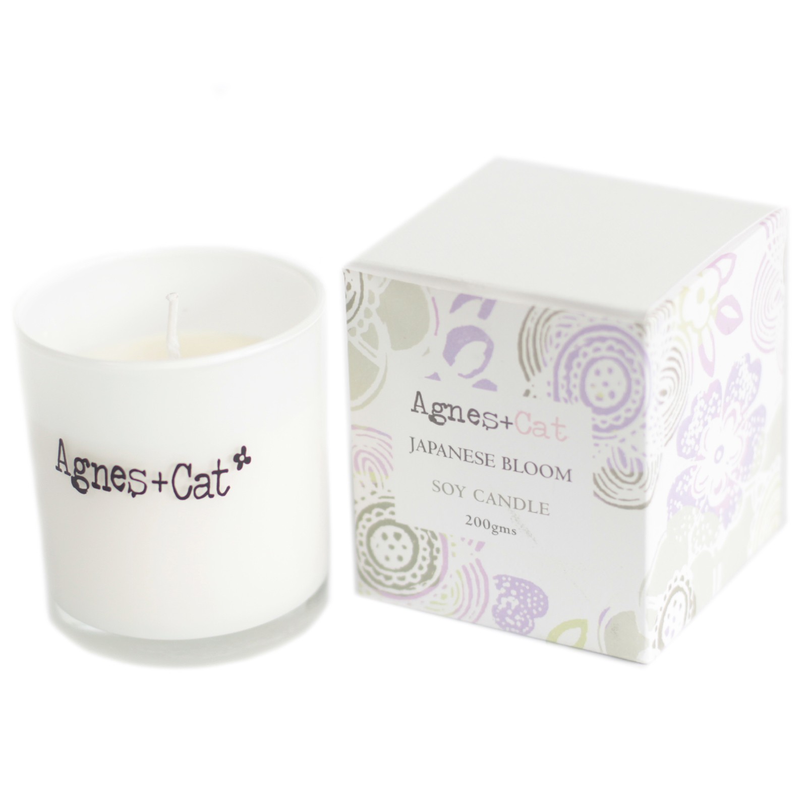 Agnes + Cat - Japanese Bloom - Natural Soy Votive Candle (200g)2