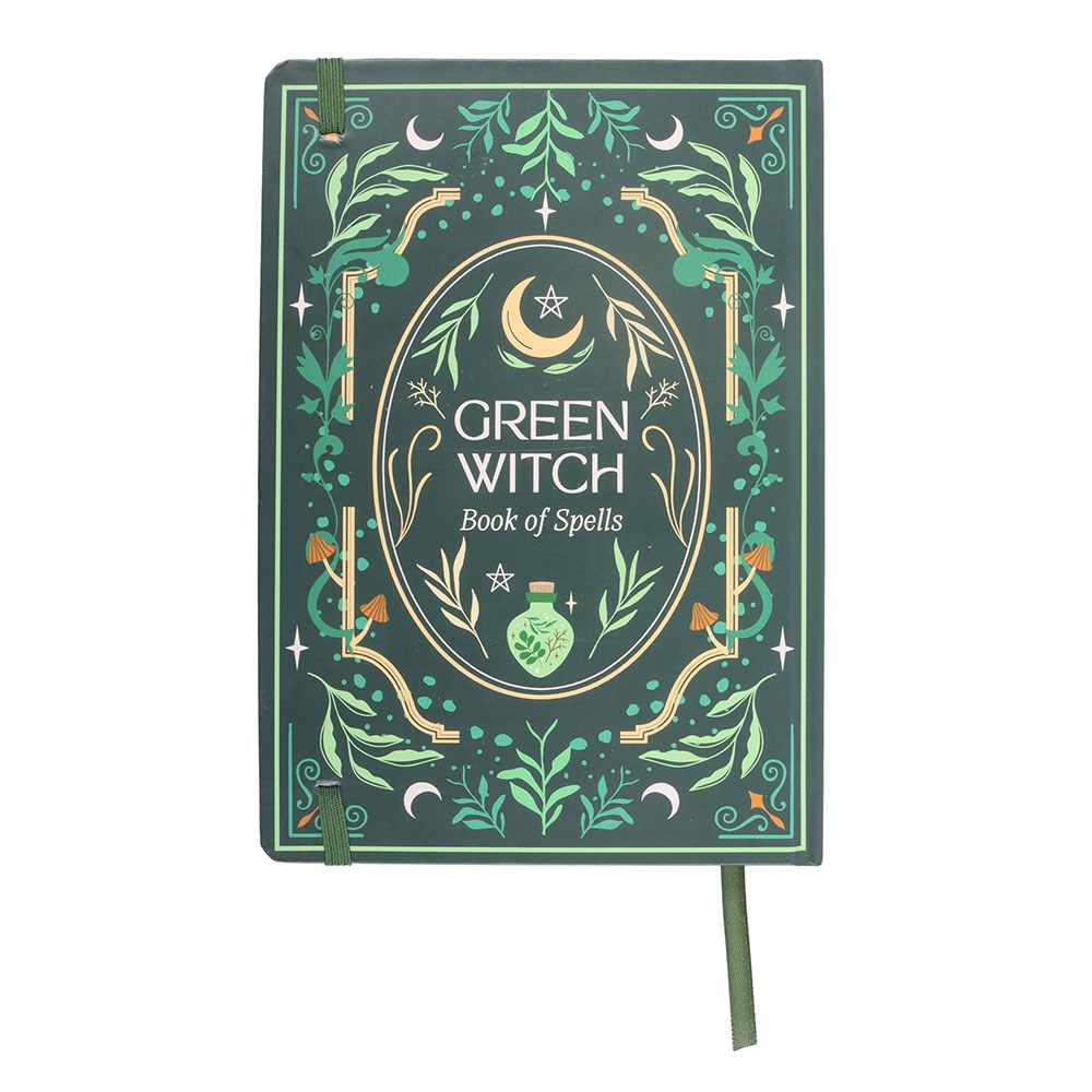 Green Witch 'Book of Spells' A5 Notebook2