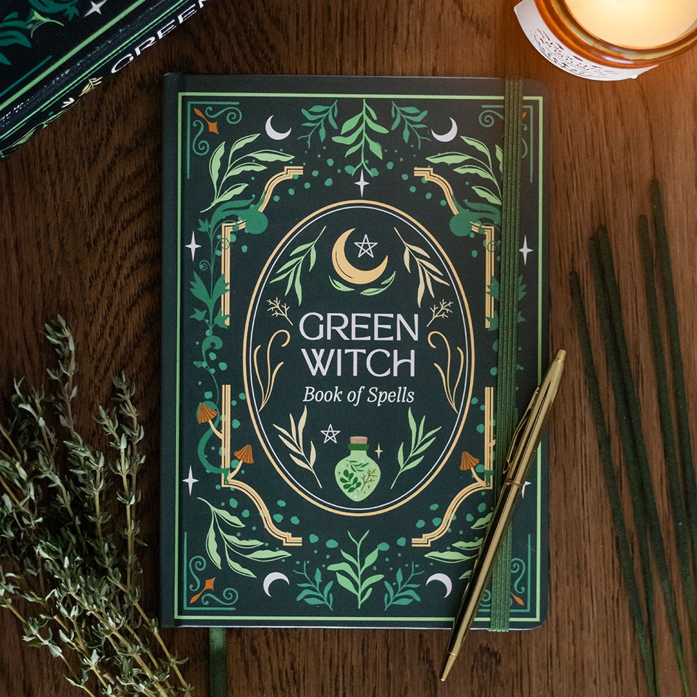 Green Witch 'Book of Spells' A5 Notebook4