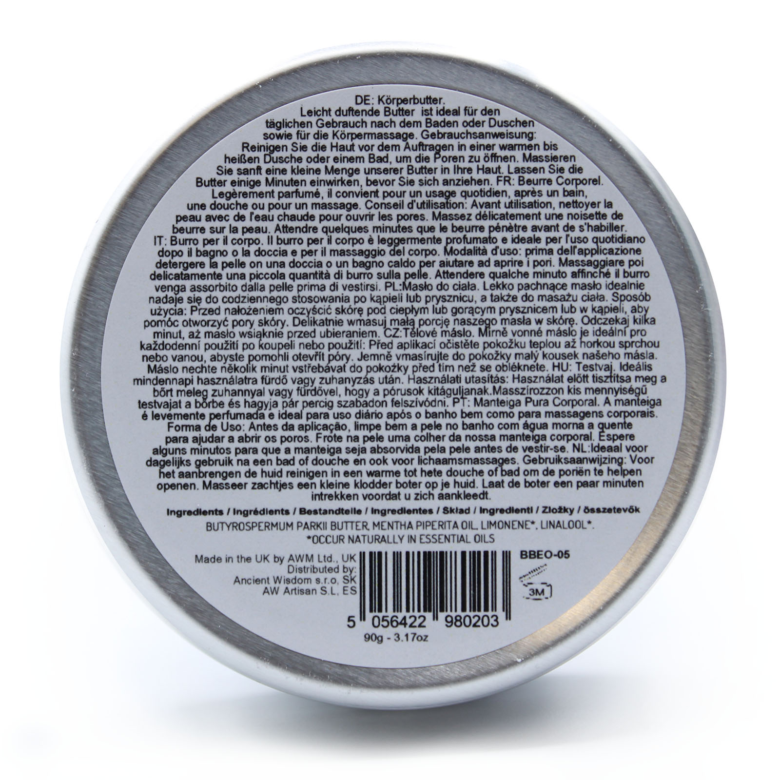Peppermint Aromatherapy Shea Body Butter (90g)2