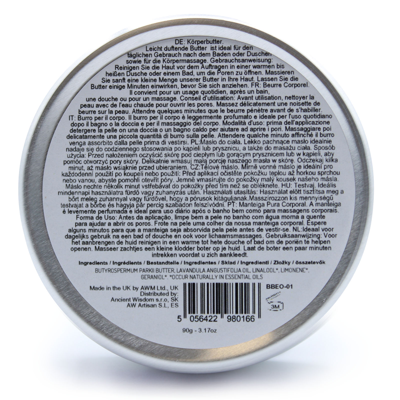 Lavender Aromatherapy Shea Body Butter (90g)2