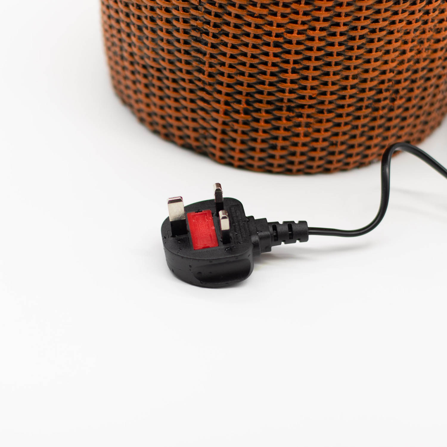 Grand Greek Urn Water Feature with Woven Effect & Colour Changing LED Crystal Ball (48cm)2