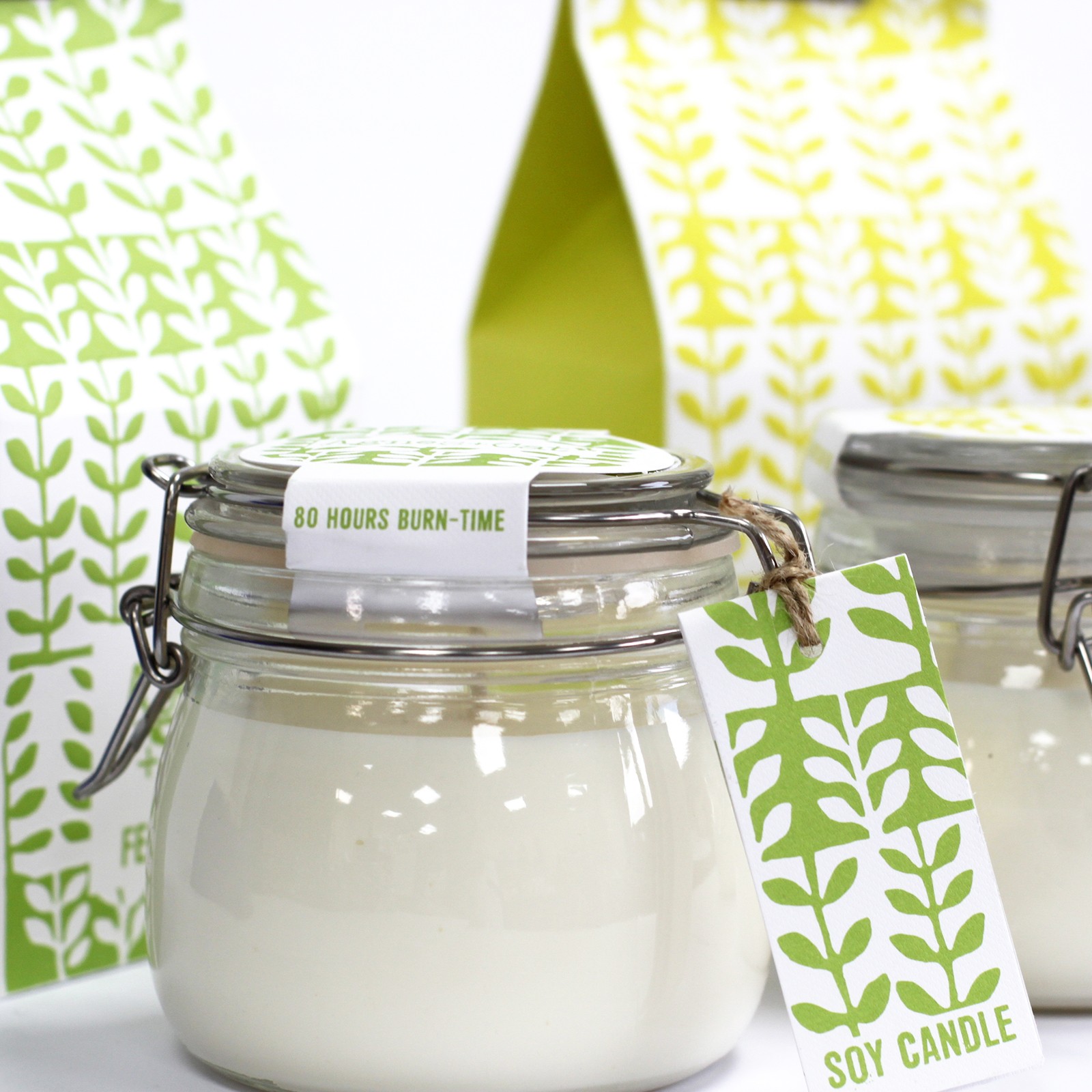 Agnes & Cat Fresh Citrus Soy Candle – Reusable Kilner Jar (400ml)1