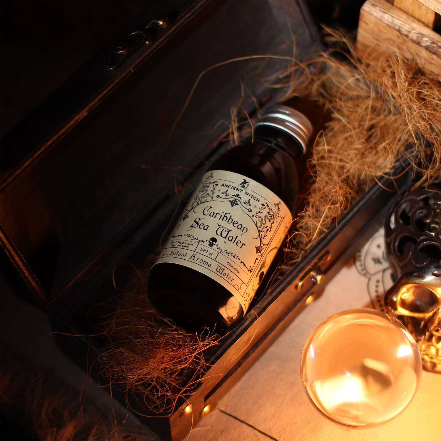 Ancient Witch Ritual Water - Caribbean Sea Water (Cleansing & Renewal) - 140ml3