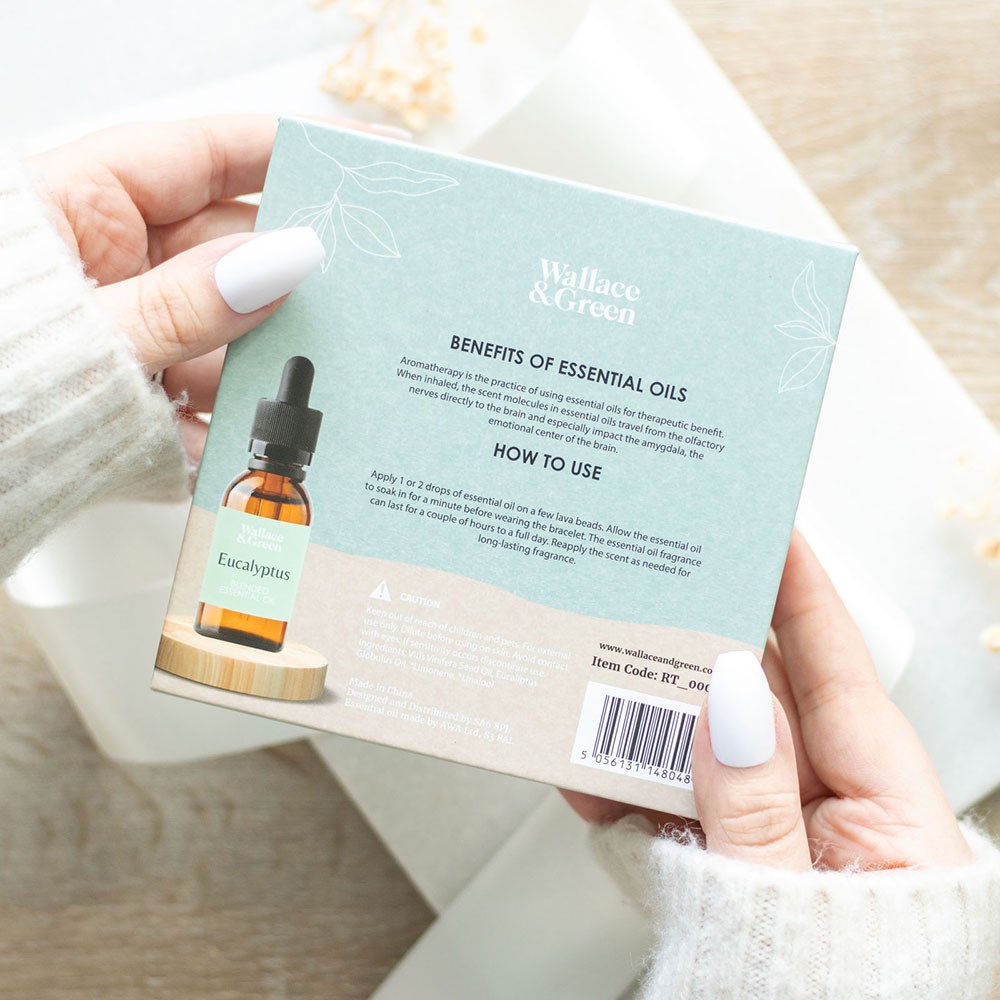 Abundance Amazonite & Lava Bead Essential Oil Bracelet Gift Set6