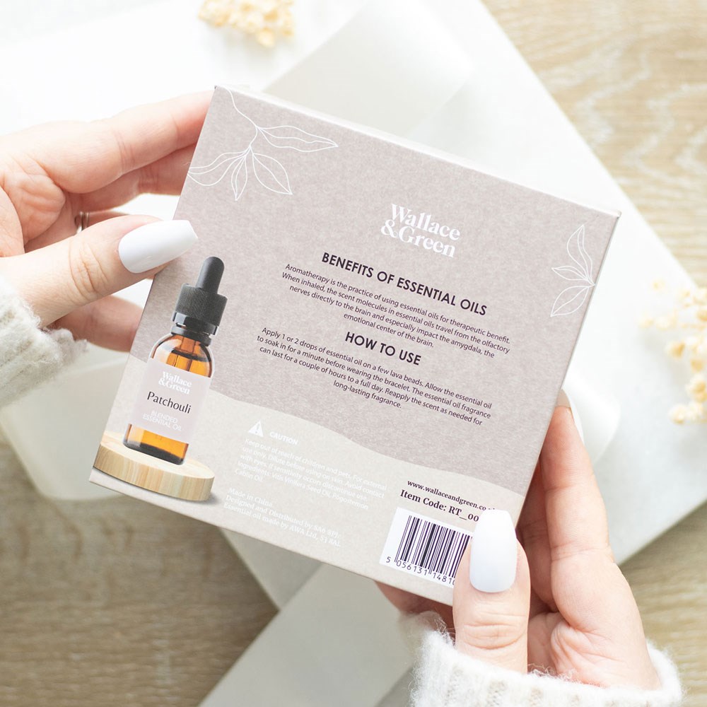 Stress Less Howlite & Lava Bead Essential Oil Bracelet Gift Set5