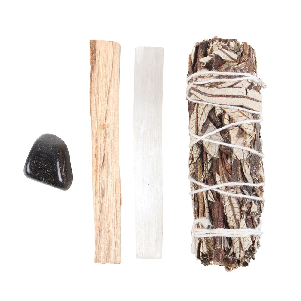 Yerba Santa Sage Energy Cleansing Smudge Kit with Black Tourmaline2