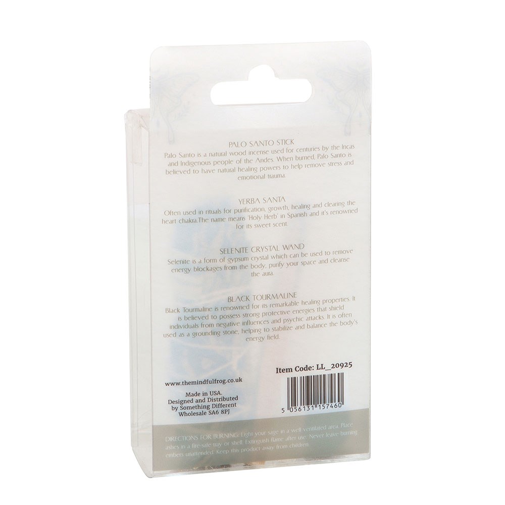 Yerba Santa Sage Energy Cleansing Smudge Kit with Black Tourmaline3