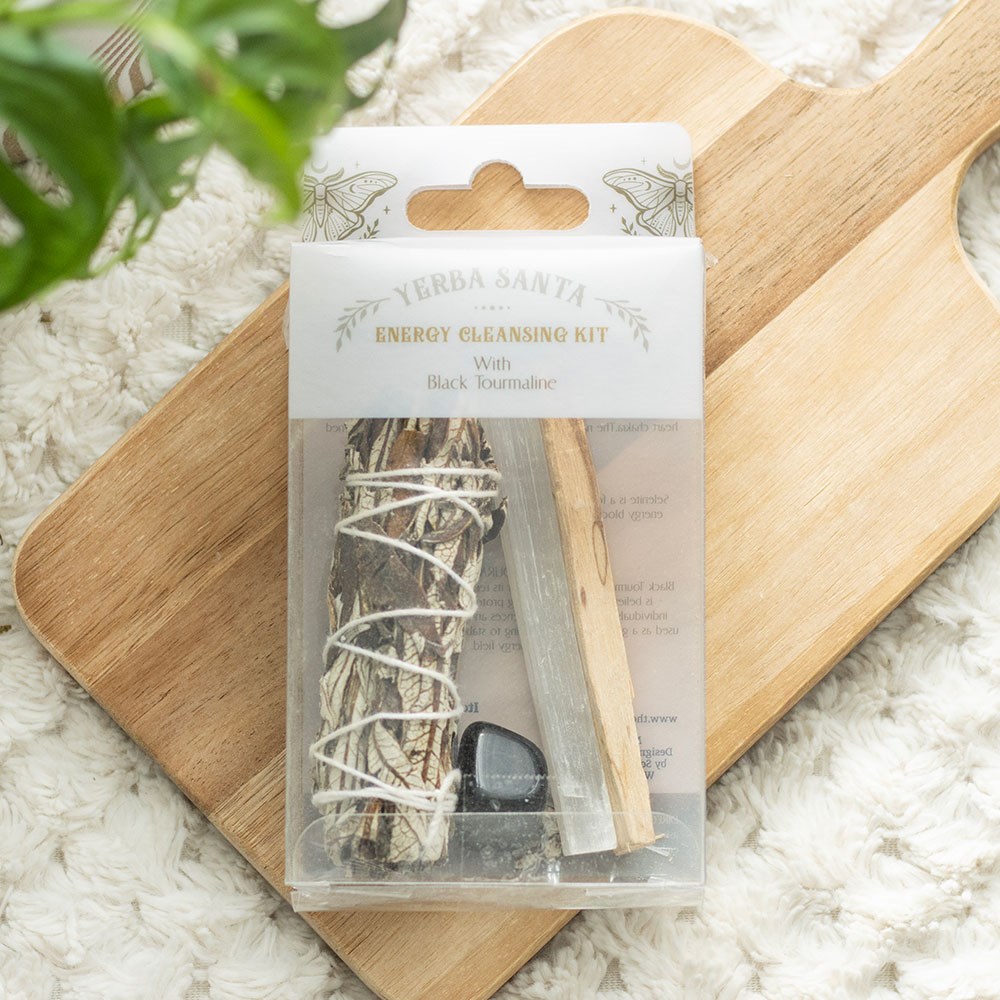 Yerba Santa Sage Energy Cleansing Smudge Kit with Black Tourmaline4