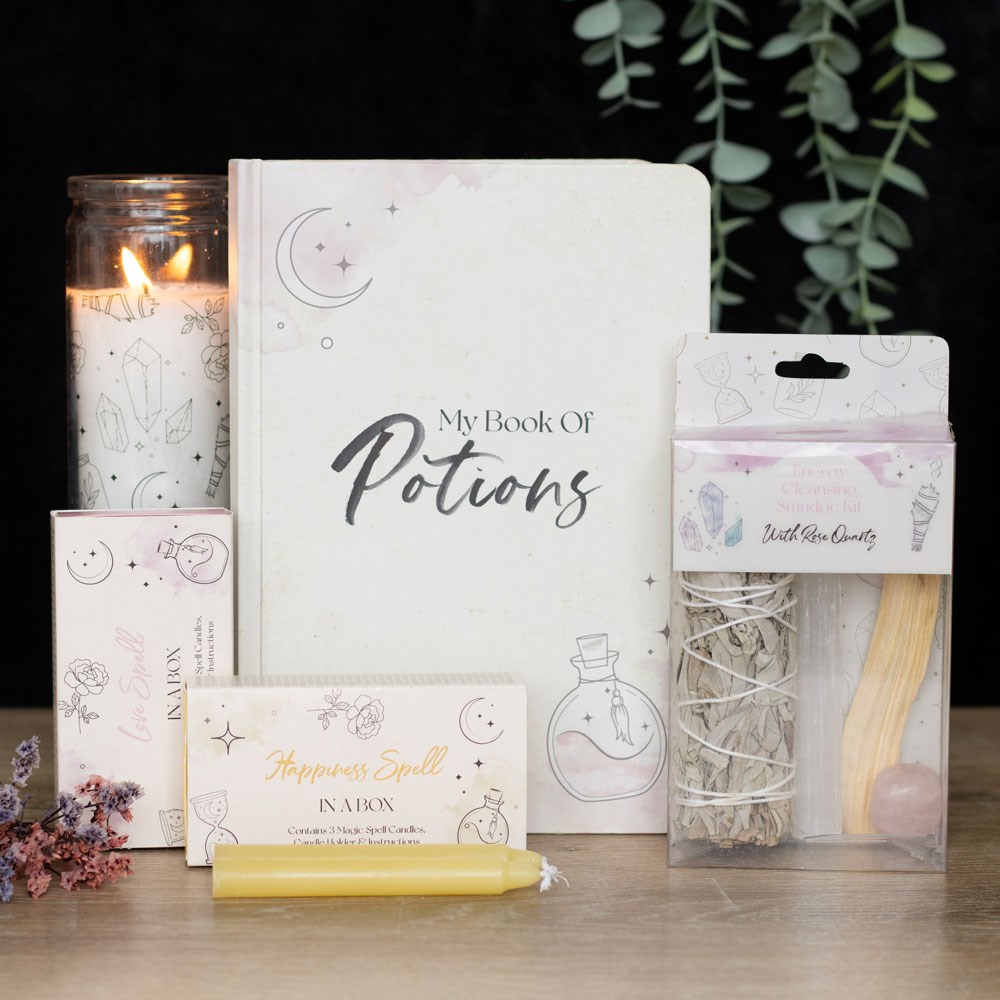 Energy Cleansing Smudge Kit with Rose Quartz Crystal5