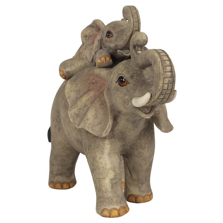 Elephant Adventure Mother and Baby Elephant Ornament1