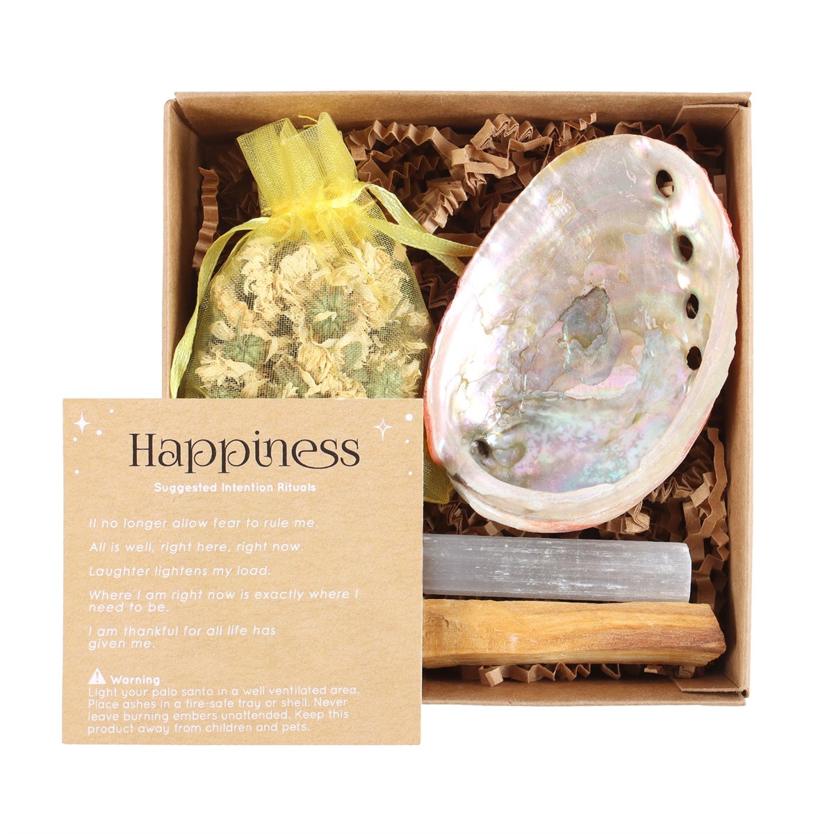 Herbal Magick Happiness Spell Kit Gift Set