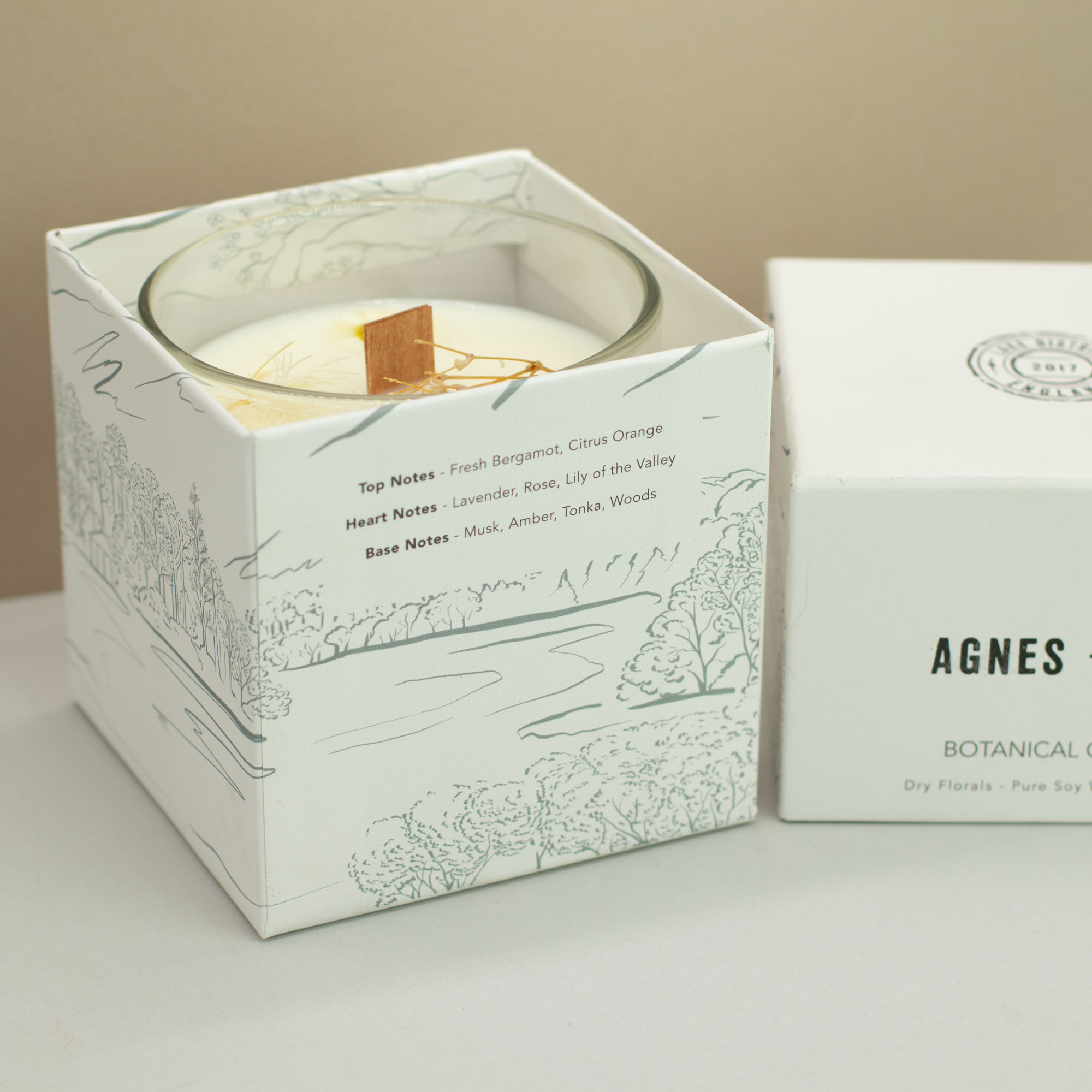 Agnes + Cat Windermere Botanical Soy Wax Candle (350g)3