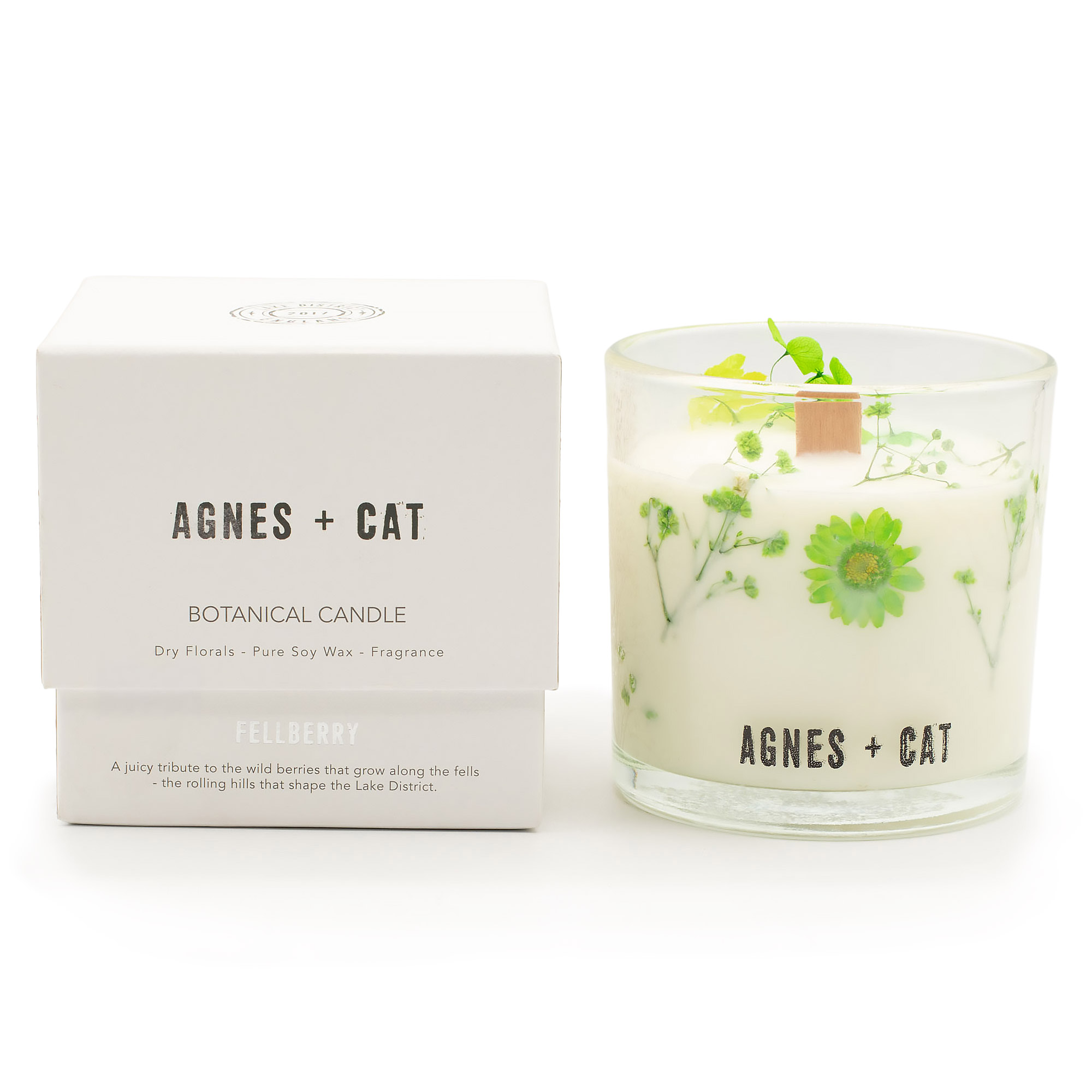 Agnes + Cat Fellberry Botanical Soy Wax Candle (350g)