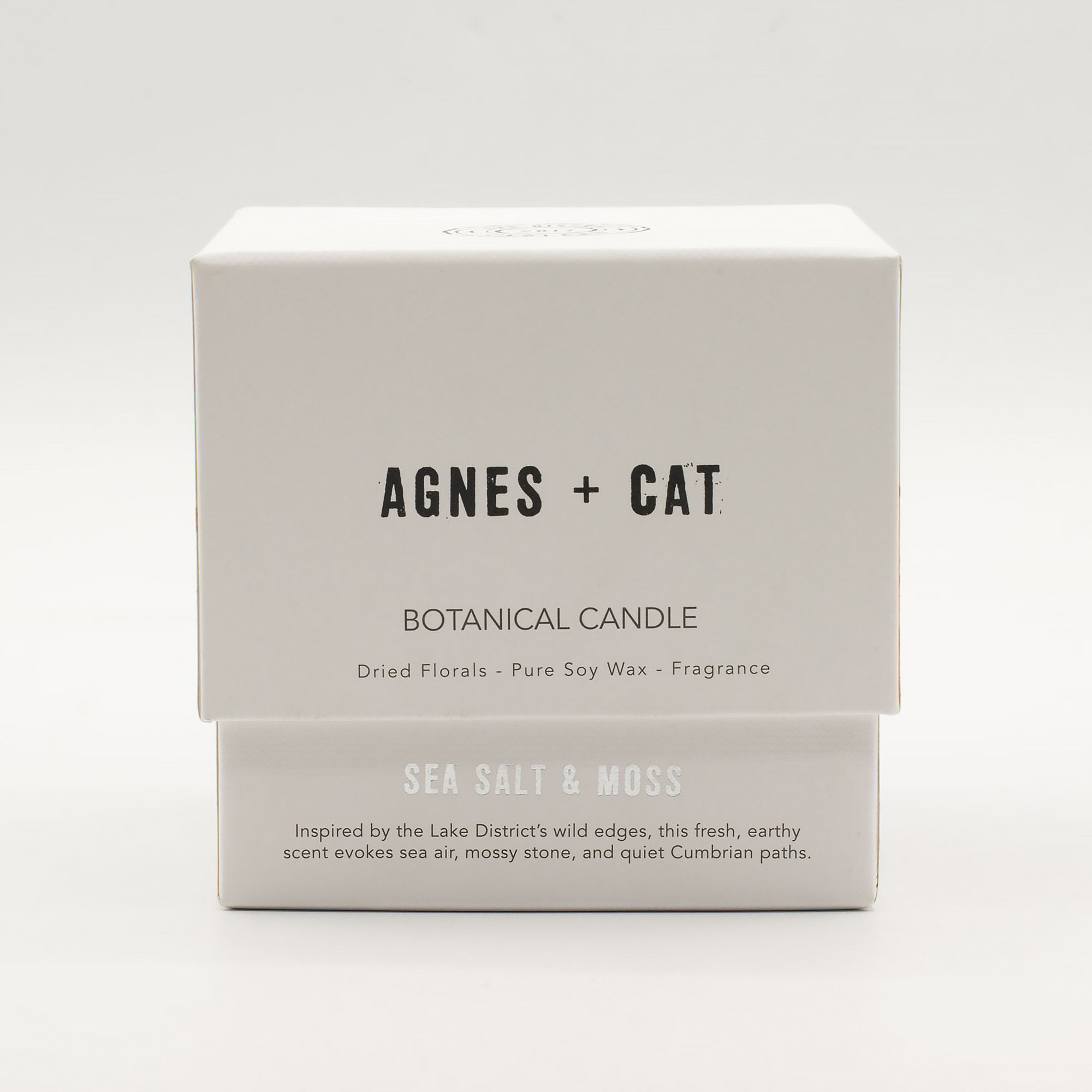 Agnes + Cat Sea Salt & Moss Botanical Soy Wax Candle (350g)2