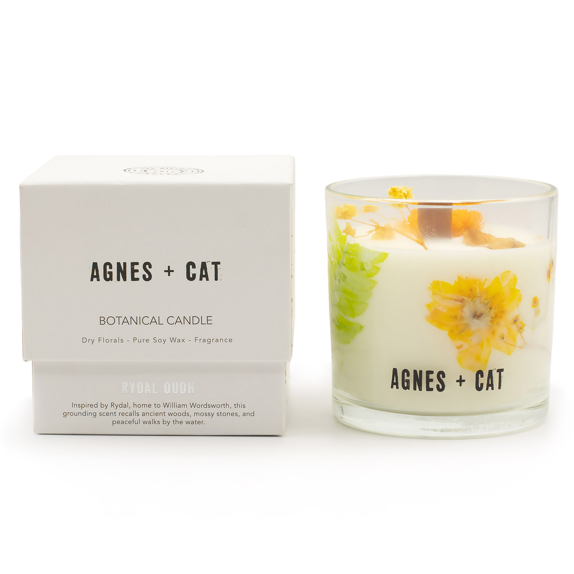 Agnes + Cat Rydal Oudh Botanical Soy Wax Candle (350g)