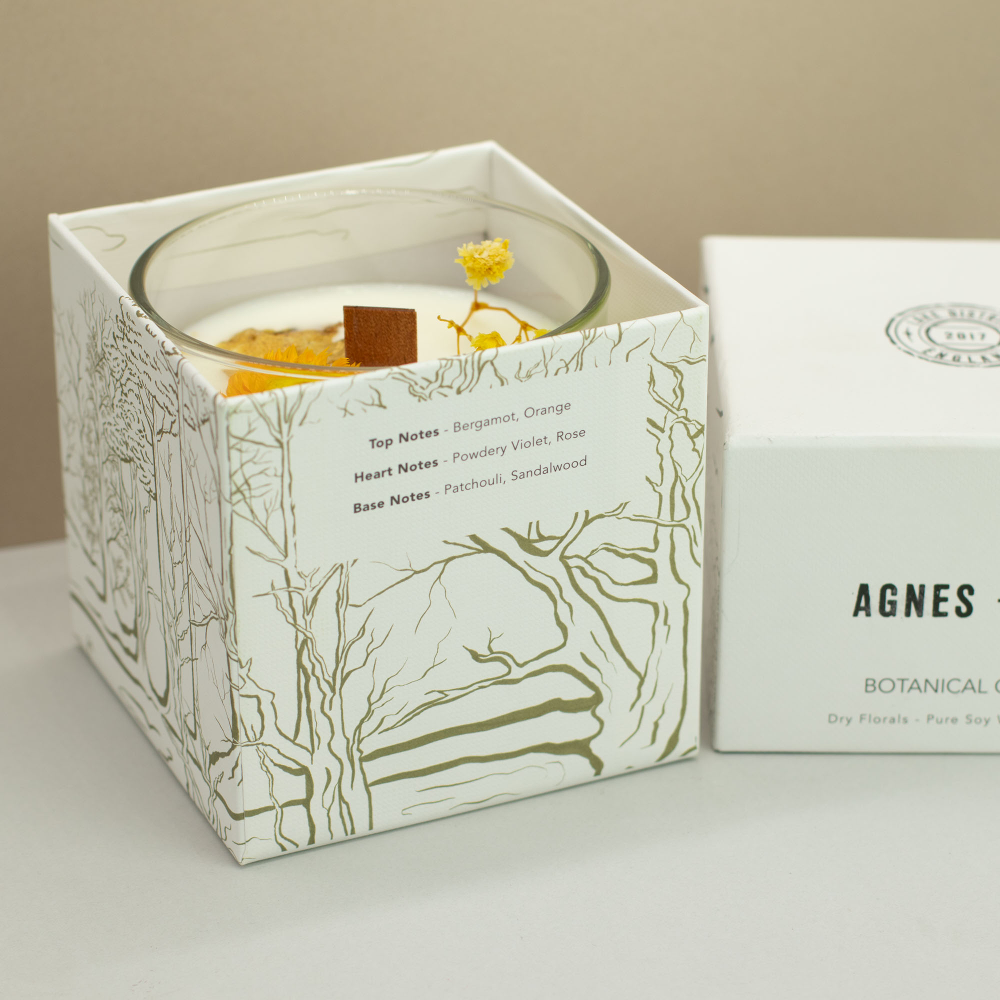 Agnes + Cat Rydal Oudh Botanical Soy Wax Candle (350g)3