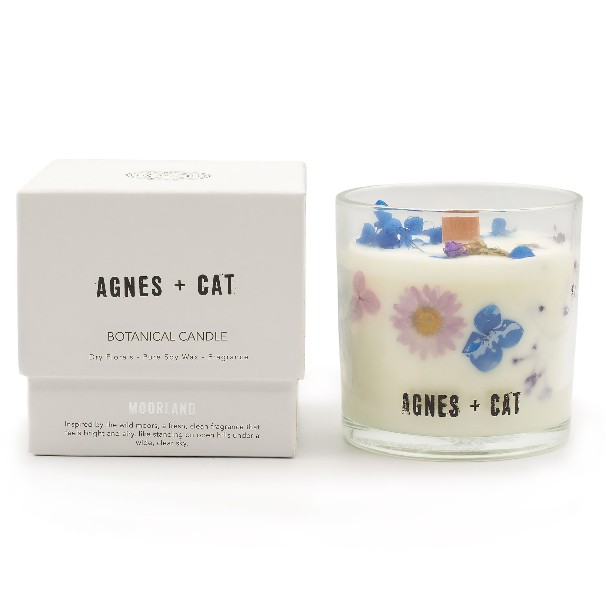 Agnes + Cat Moorland Botanical Soy Wax Candle (350g)