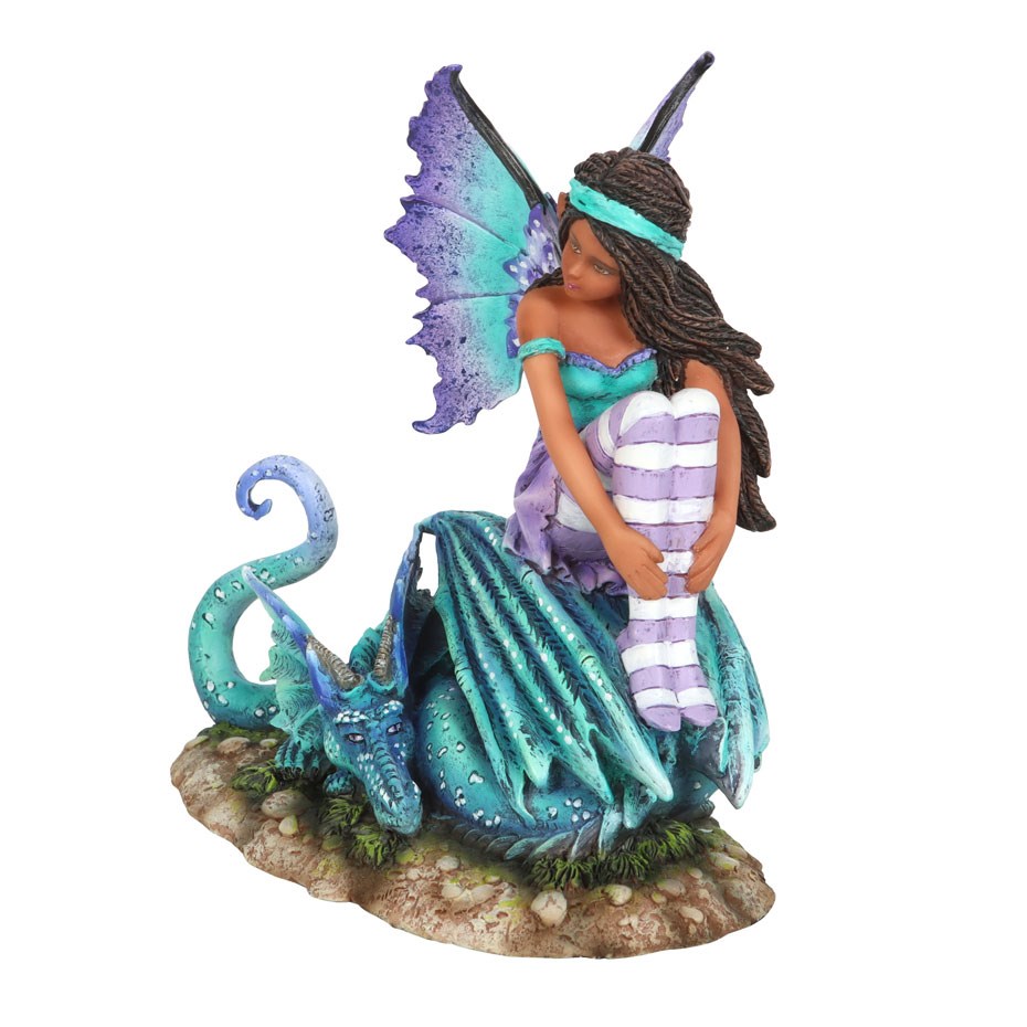 'Dragon Perch' Fairy Figurine by Amy Brown - 16cm1