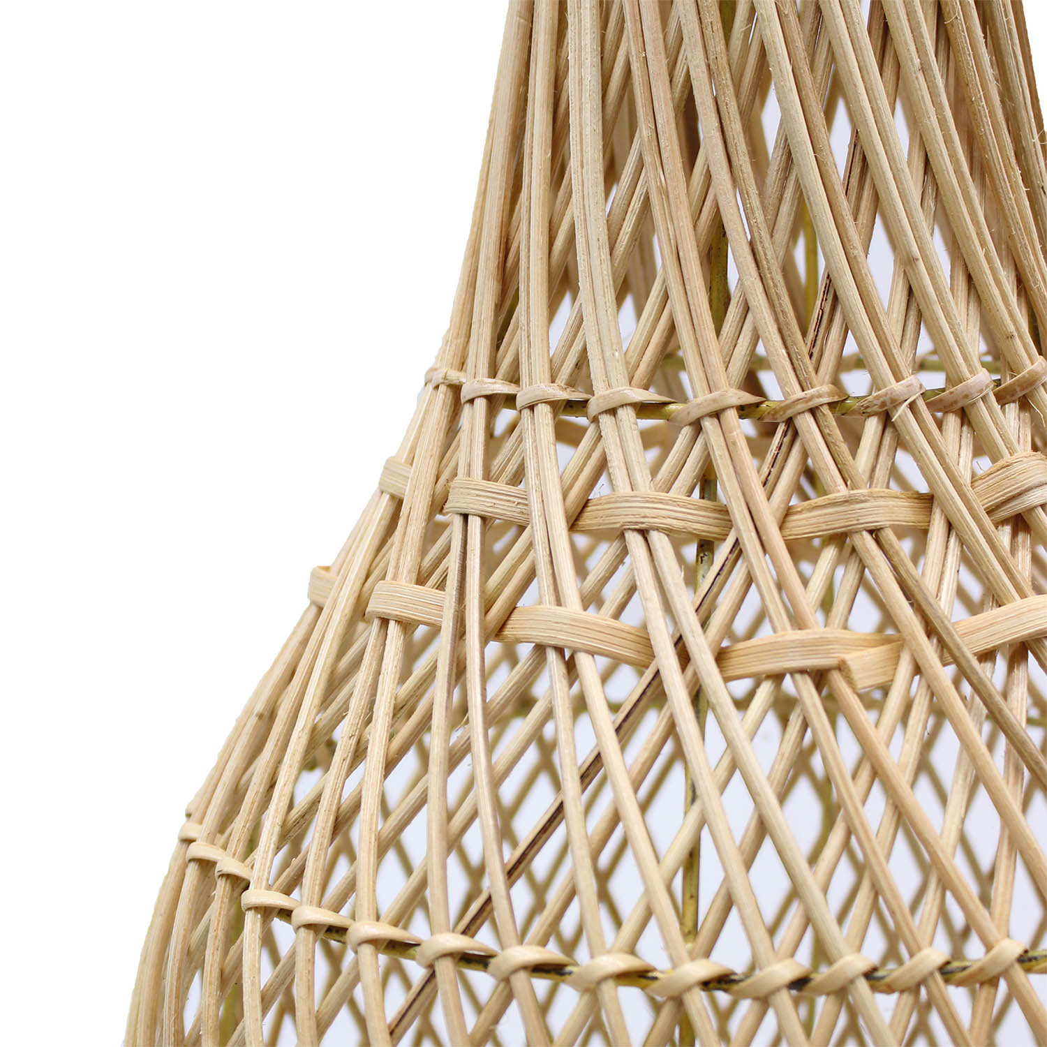 Natural Rattan Teardrop Table Lamp2