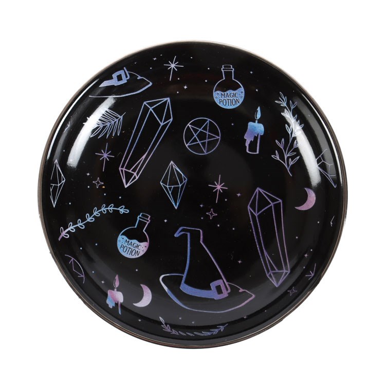 Crystal Witch Print Trinket Dish (10.5cm)