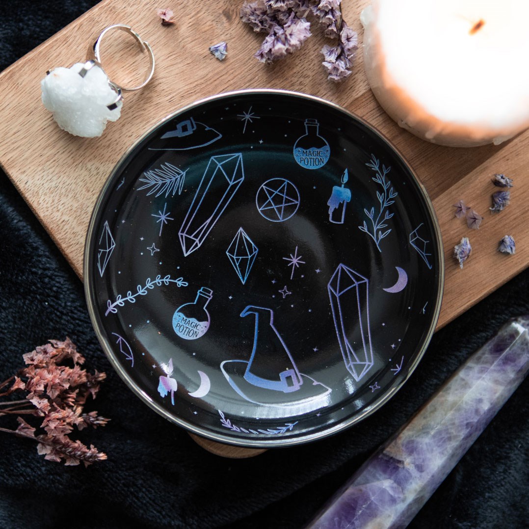 Crystal Witch Print Trinket Dish (10.5cm)3