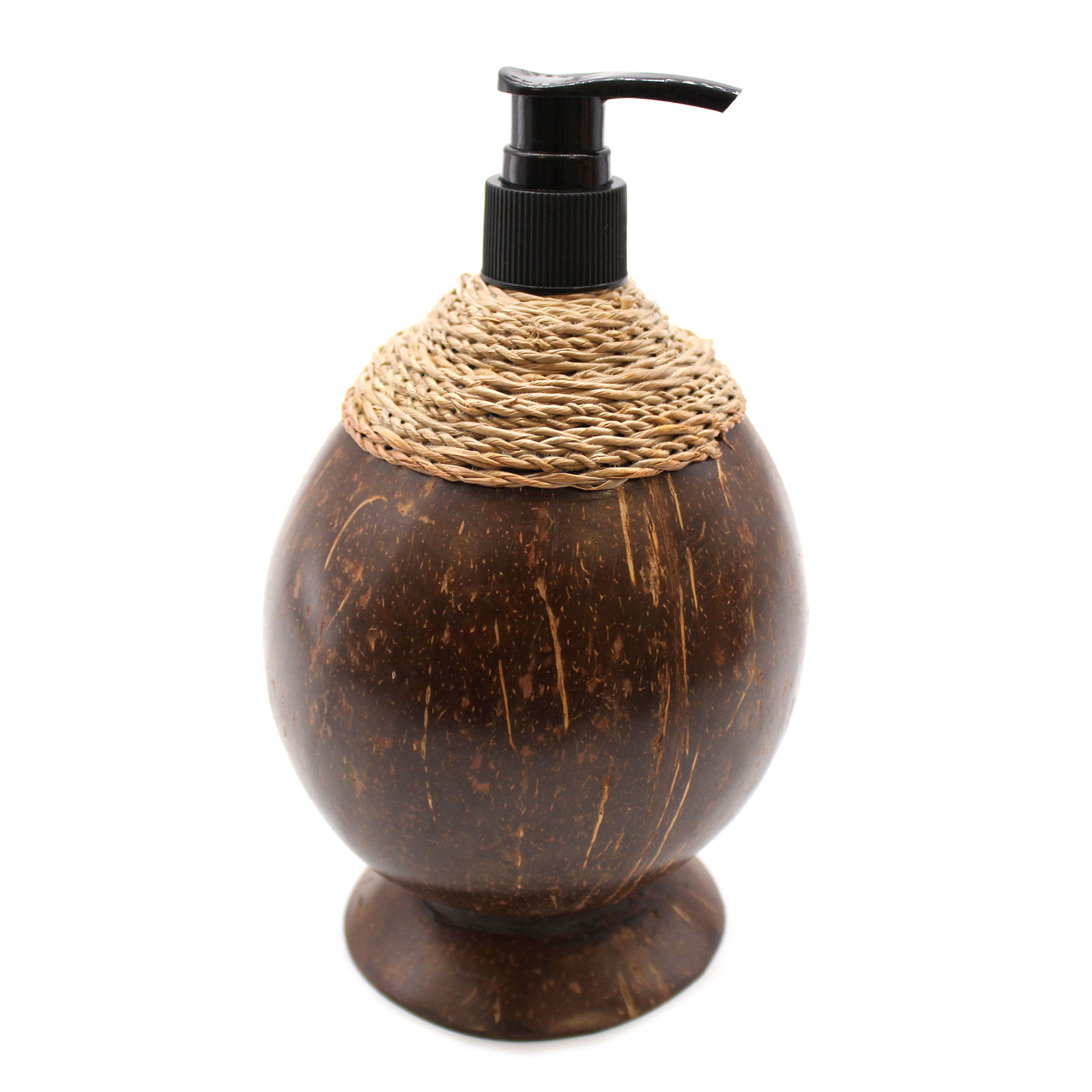 Coconut Shell Soap Dispenser - Natural & Eco-Friendly (150ml)3