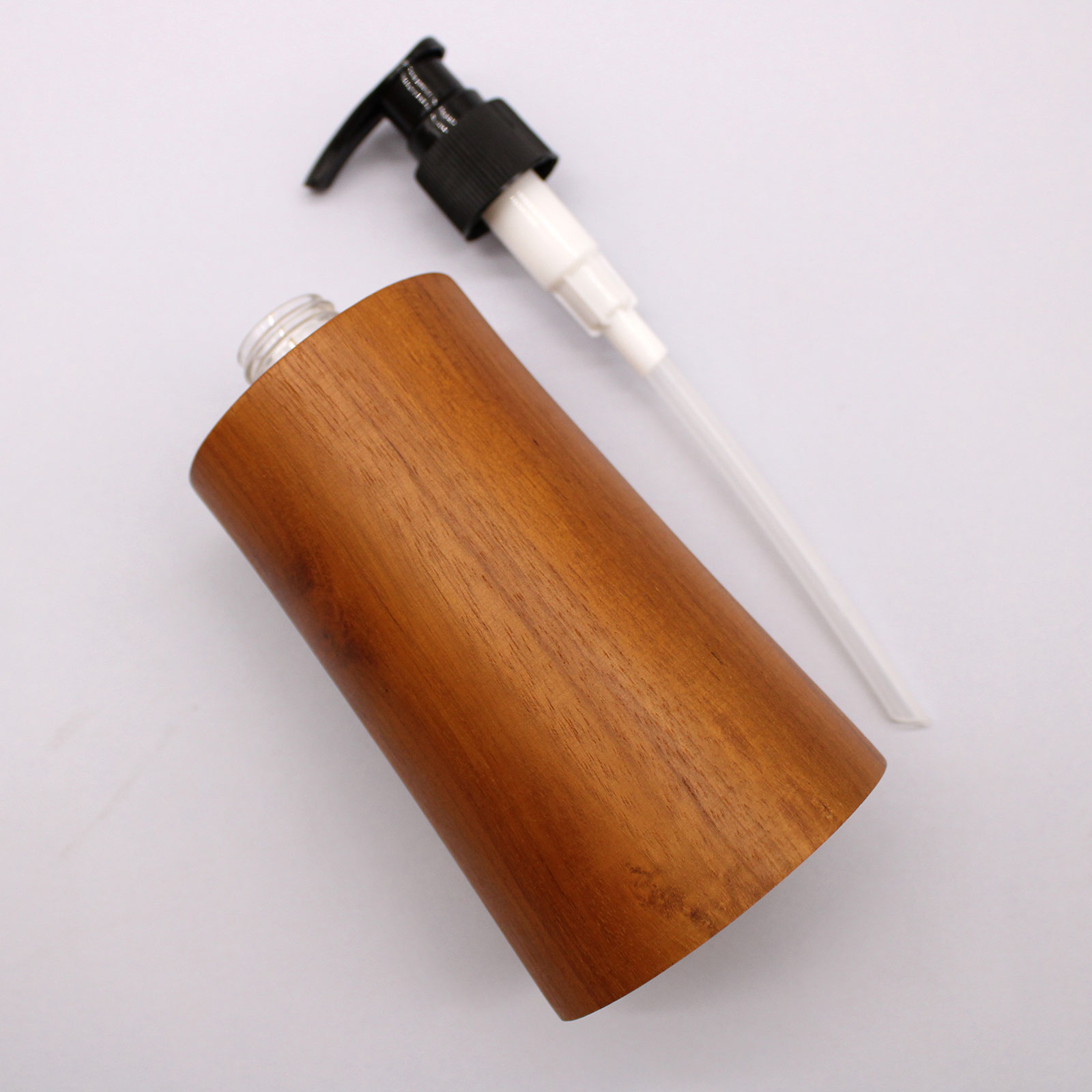 Tapered Teakwood Soap Dispenser - Handmade & Sustainable (200ml)6