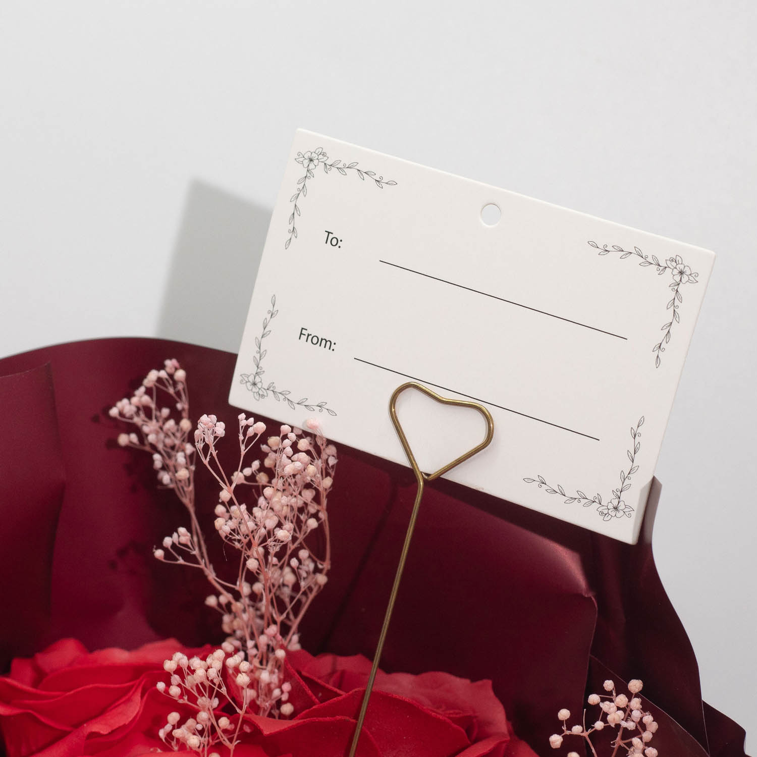 Large Red Soap Roses Bouquet - Love is Eternal Gift Set4