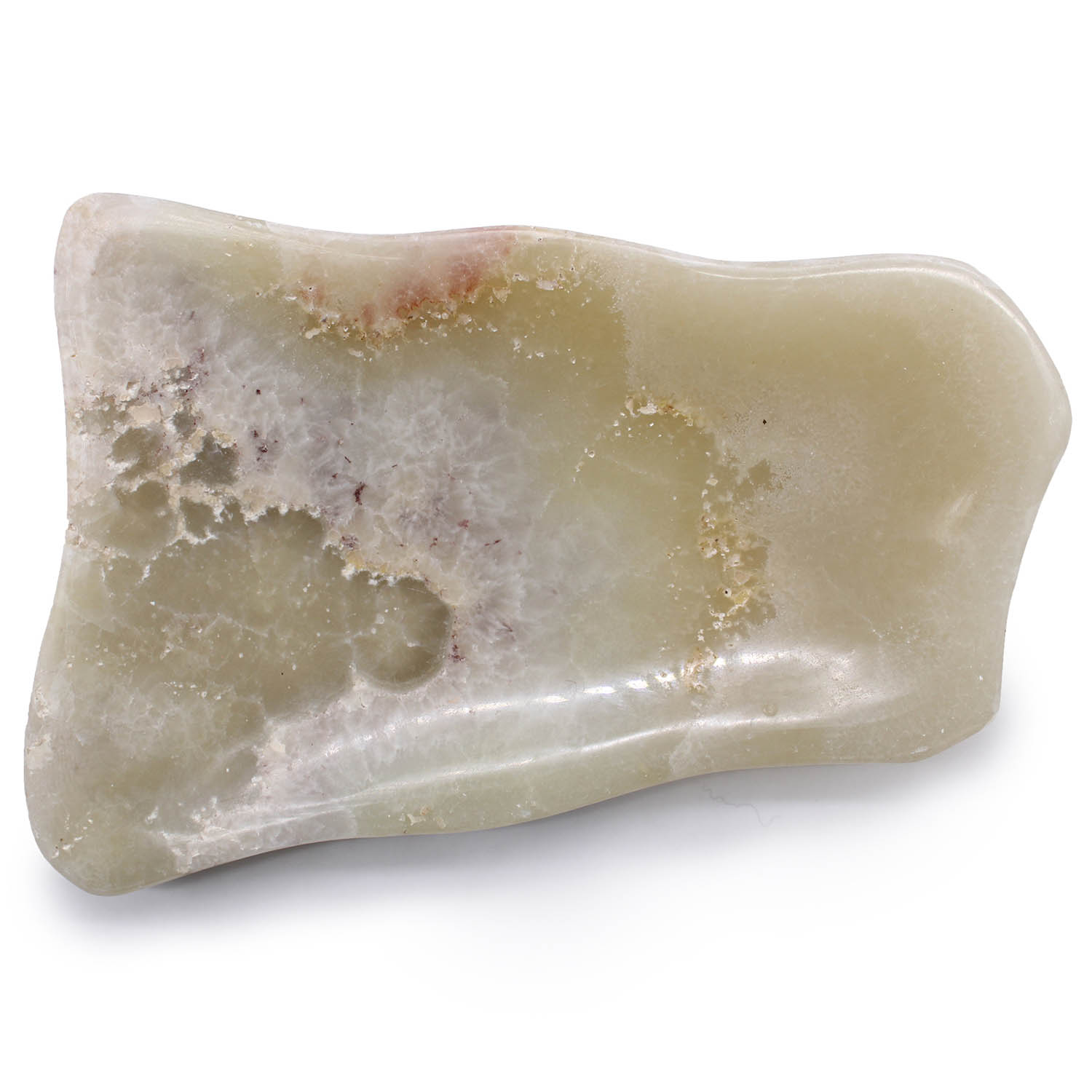 Natural Honey Onyx Soap Dish - Organic Shape1