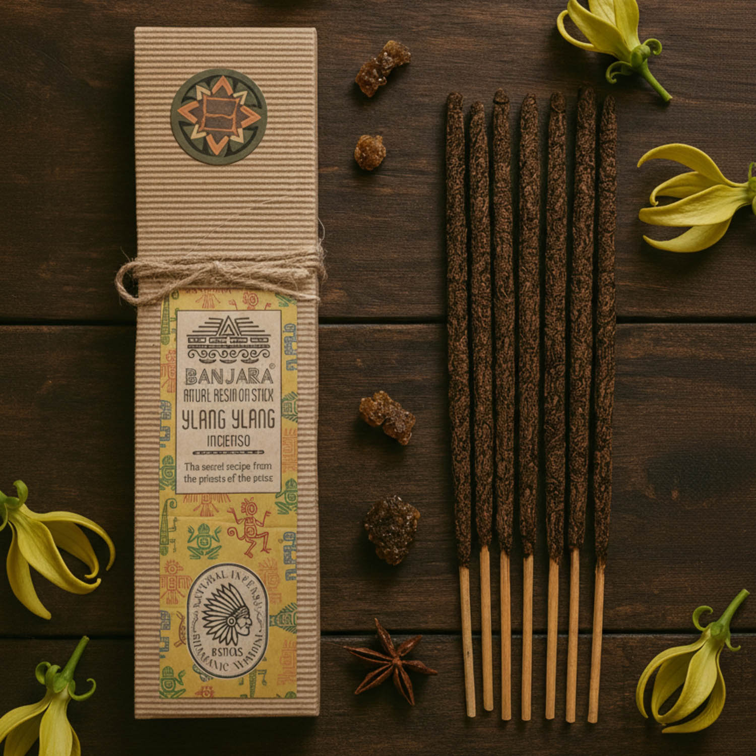 Banjara Ritual Resin on Stick - Ylang Ylang