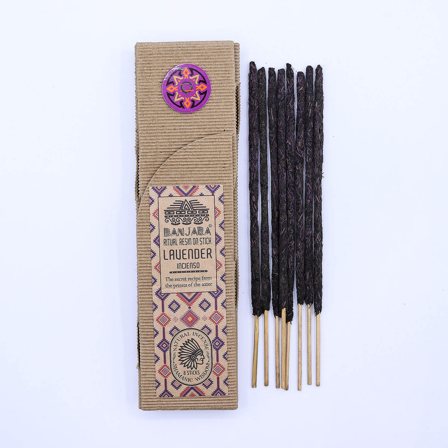 Banjara Ritual Resin on Stick - Lavender1
