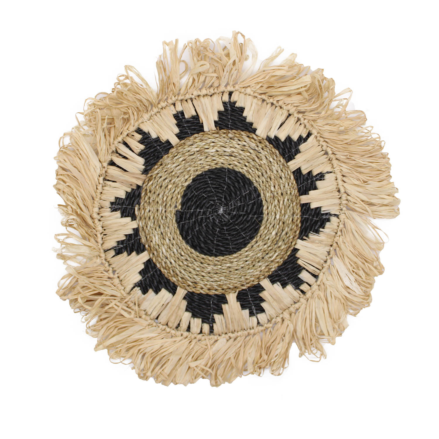 Set of 6 Natural Seagrass Wall Art – Kribo Collection2